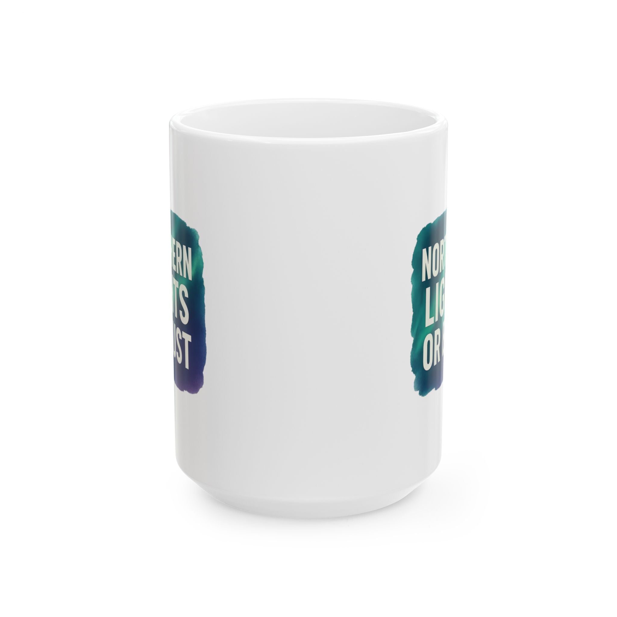 Iceland Addict Northern Lights Or Bust Coffee Mug | Unique Gift | Ceramic Mug