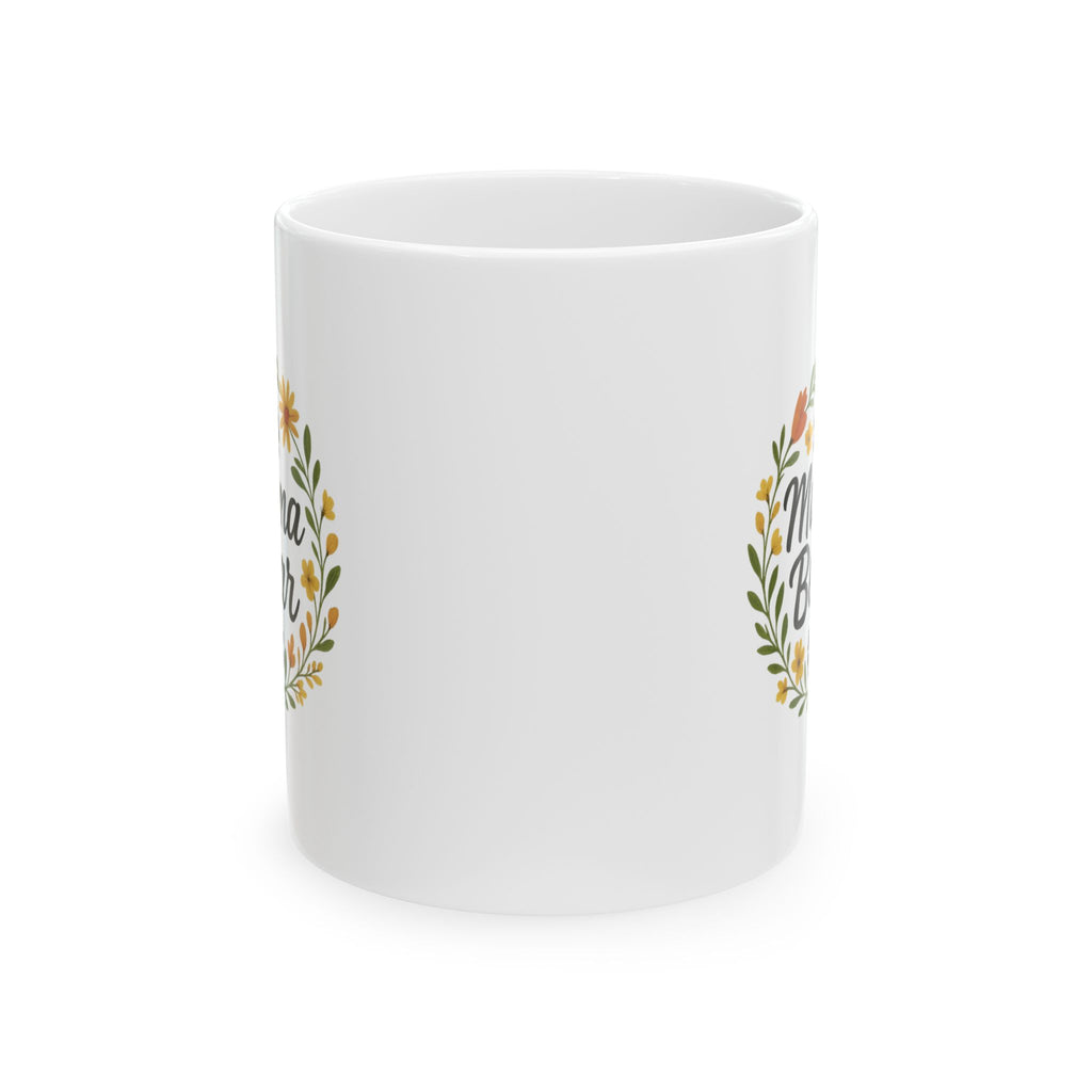 Mama Bear Floral Coffee Mug | Unique Gift | Ceramic Mug