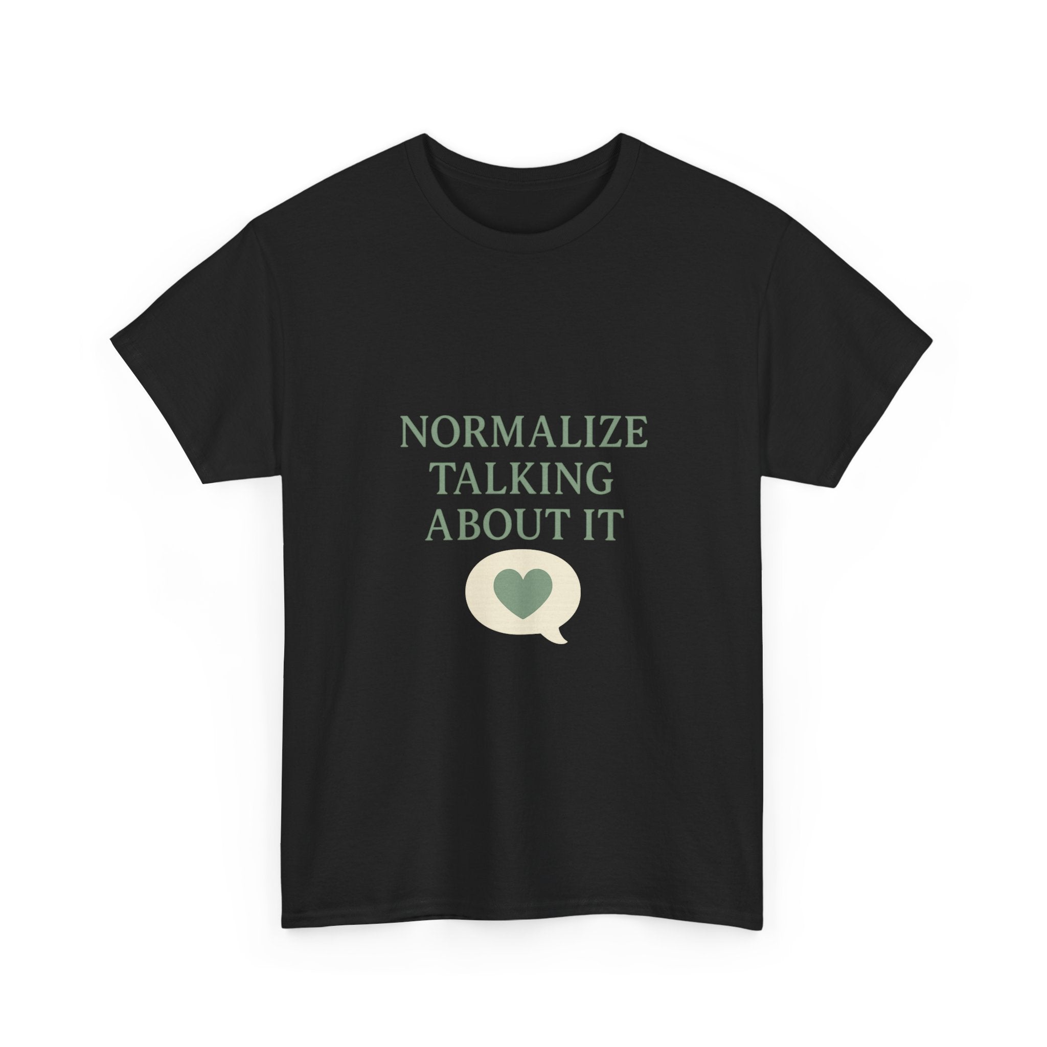 Mental Health Advocate Normalize Talking About It T-Shirt | Cat Lover Gift | Graphic Tee