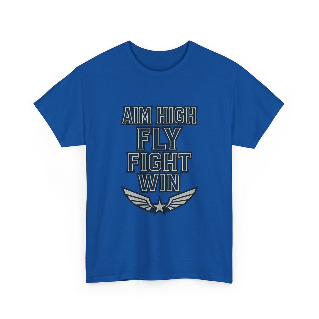 Air Force Veteran Aim High Fly Fight Win T-Shirt | Veteran Gift | Graphic Tee