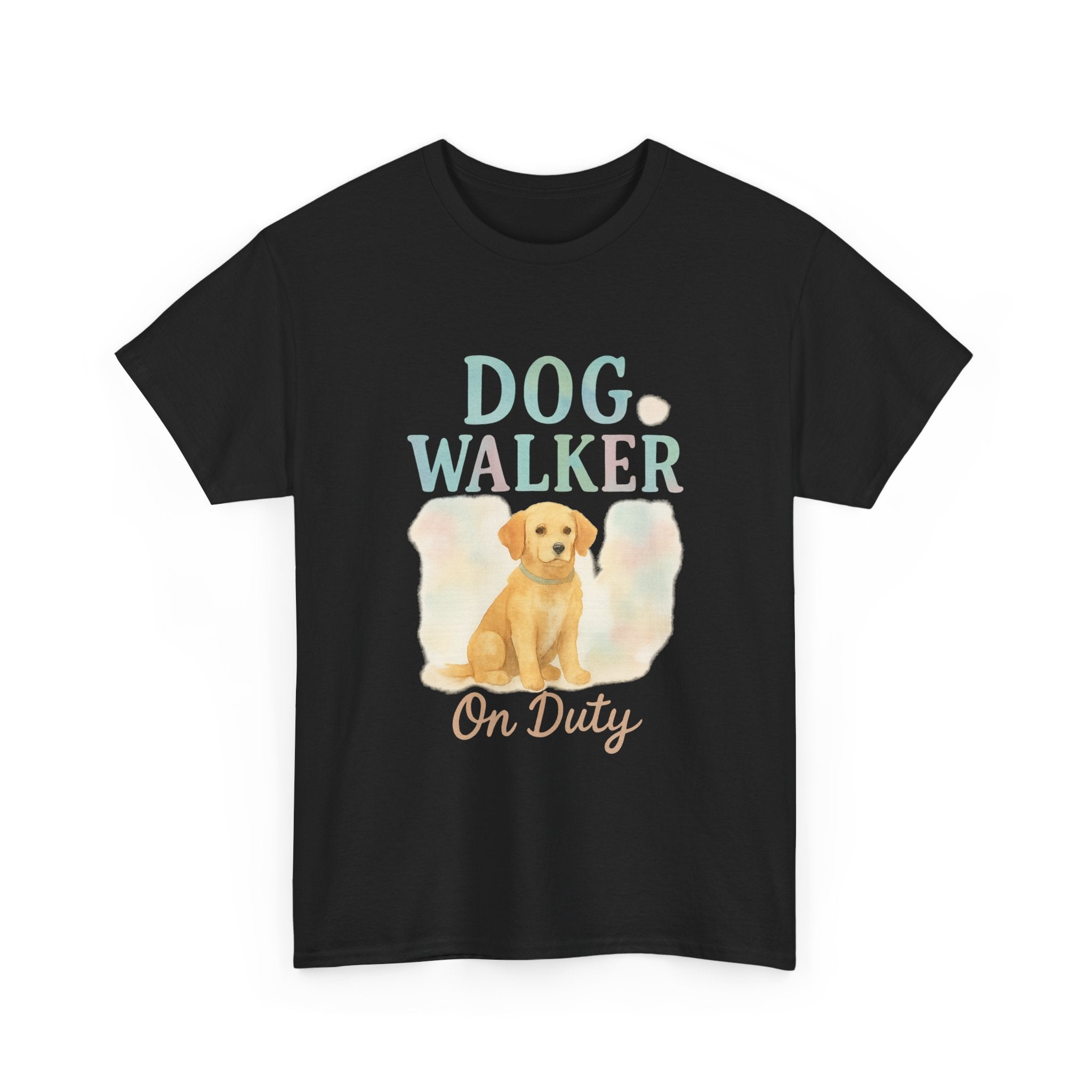 Dog Walker Powered By Coffee T-Shirt | Dog Walker Gift | Graphic Tee