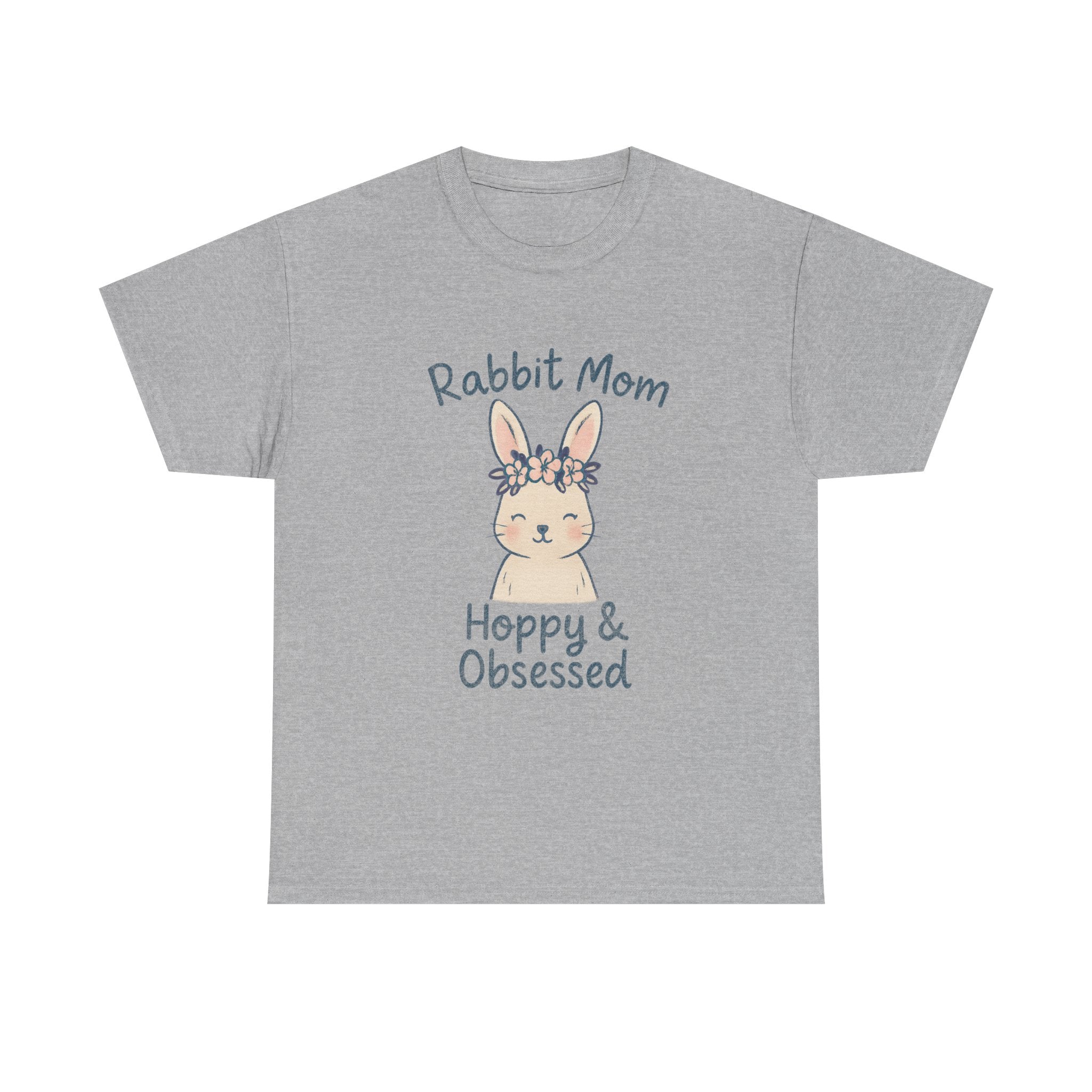 Rabbit Mom Hoppy And Obsessed T-Shirt | Gift for Mom | Graphic Tee