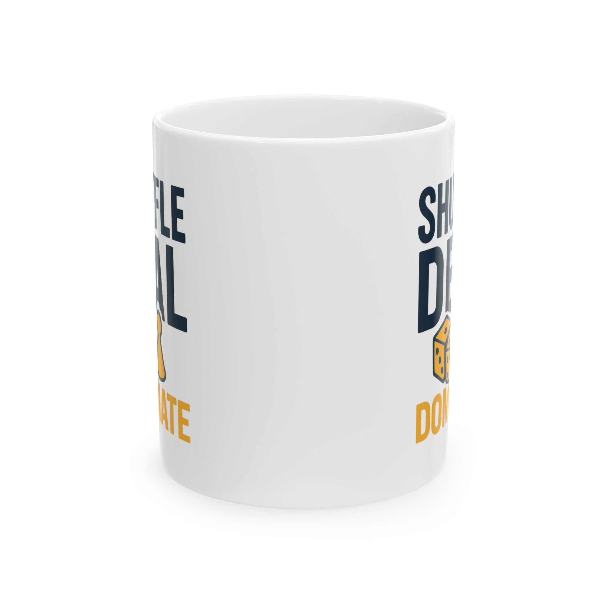 Board Game Night Host Shuffle Deal Dominate Coffee Mug | Unique Gift | Ceramic Mug
