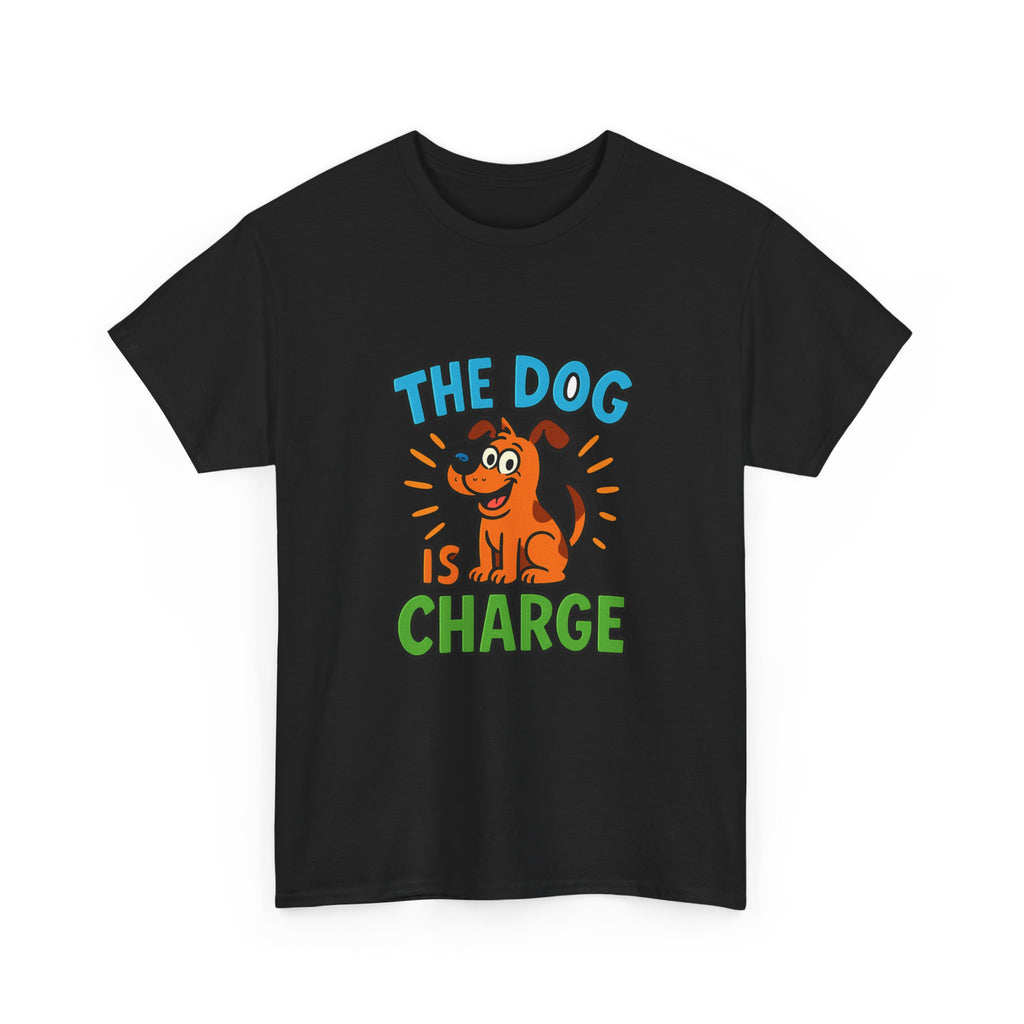 Boss Is The Dog T-Shirt | Funny Pet Humor | Graphic Tee