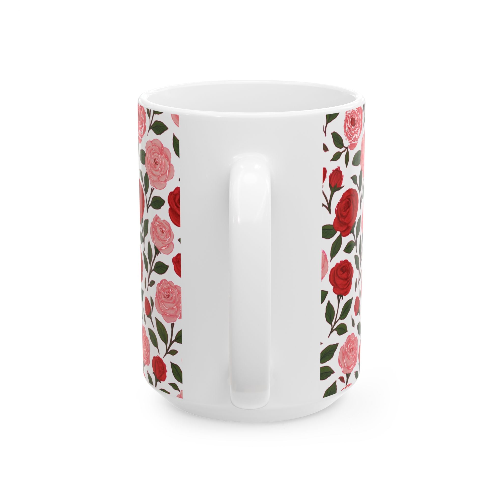 Pink Roses Coffee Mug | Unique Gift | Ceramic Mug