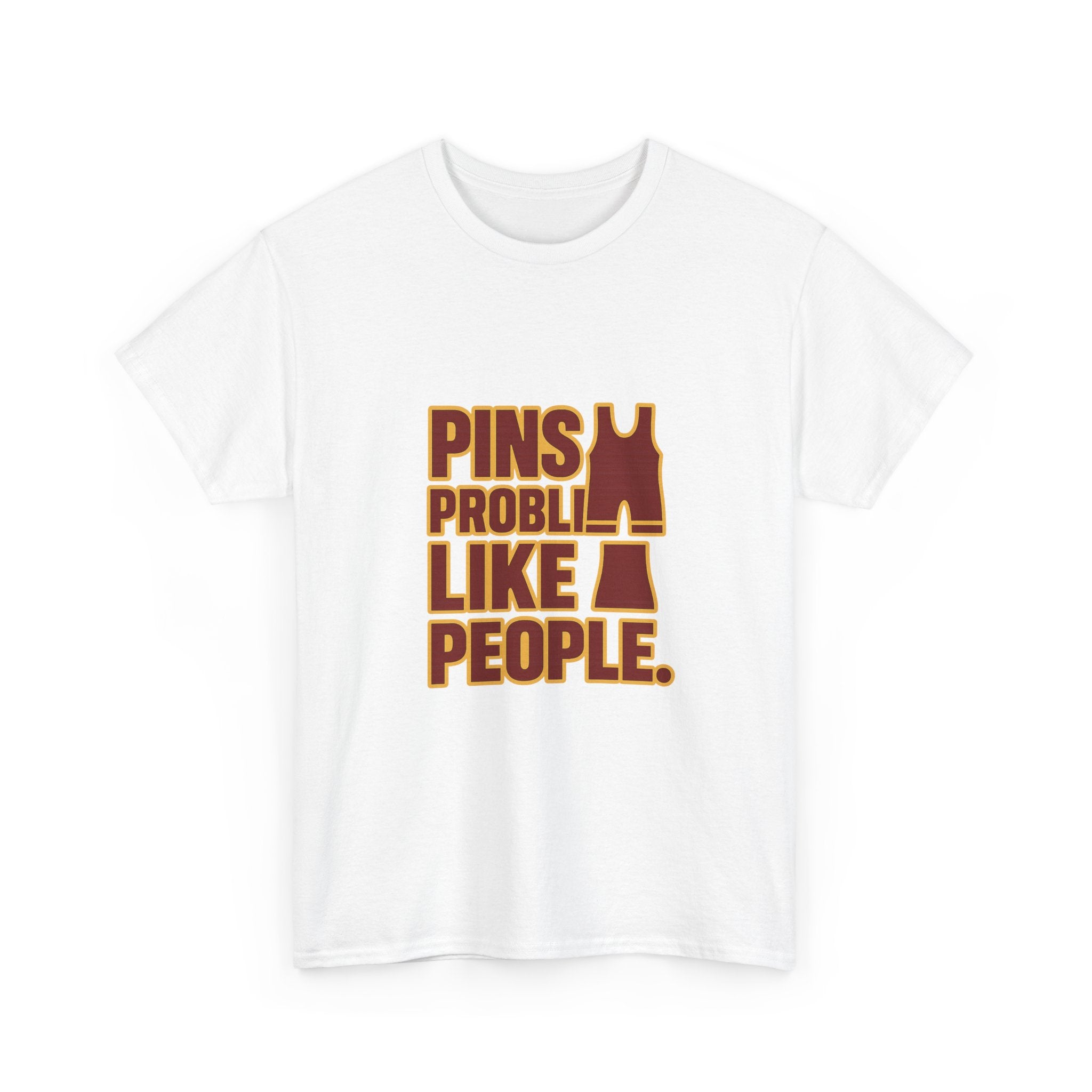 Wrestler Pins Problems Like People T-Shirt | Unique Gift | Graphic Tee