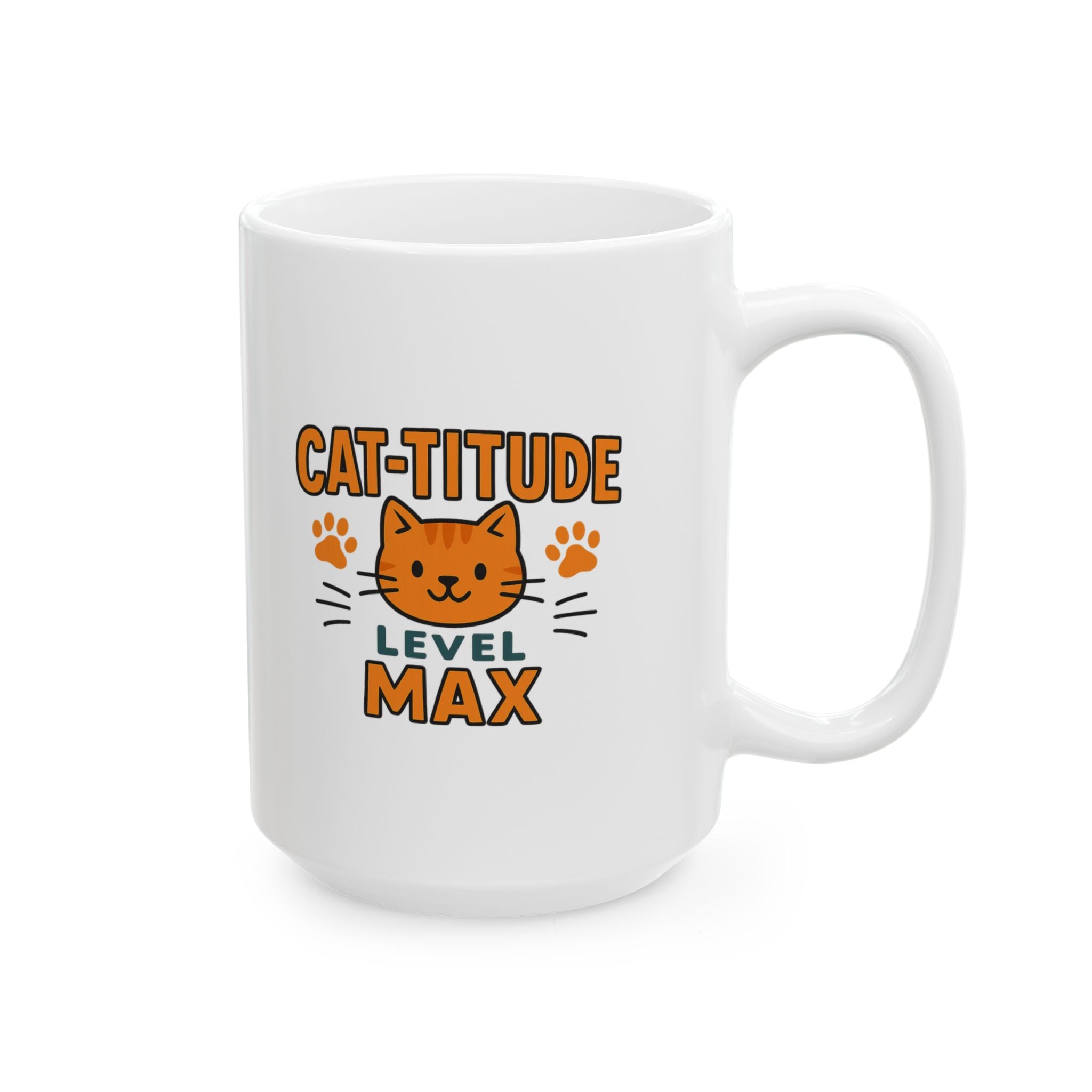Channeling My Inner Cat Today Coffee Mug | Cat Attitude Humor | Ceramic Mug