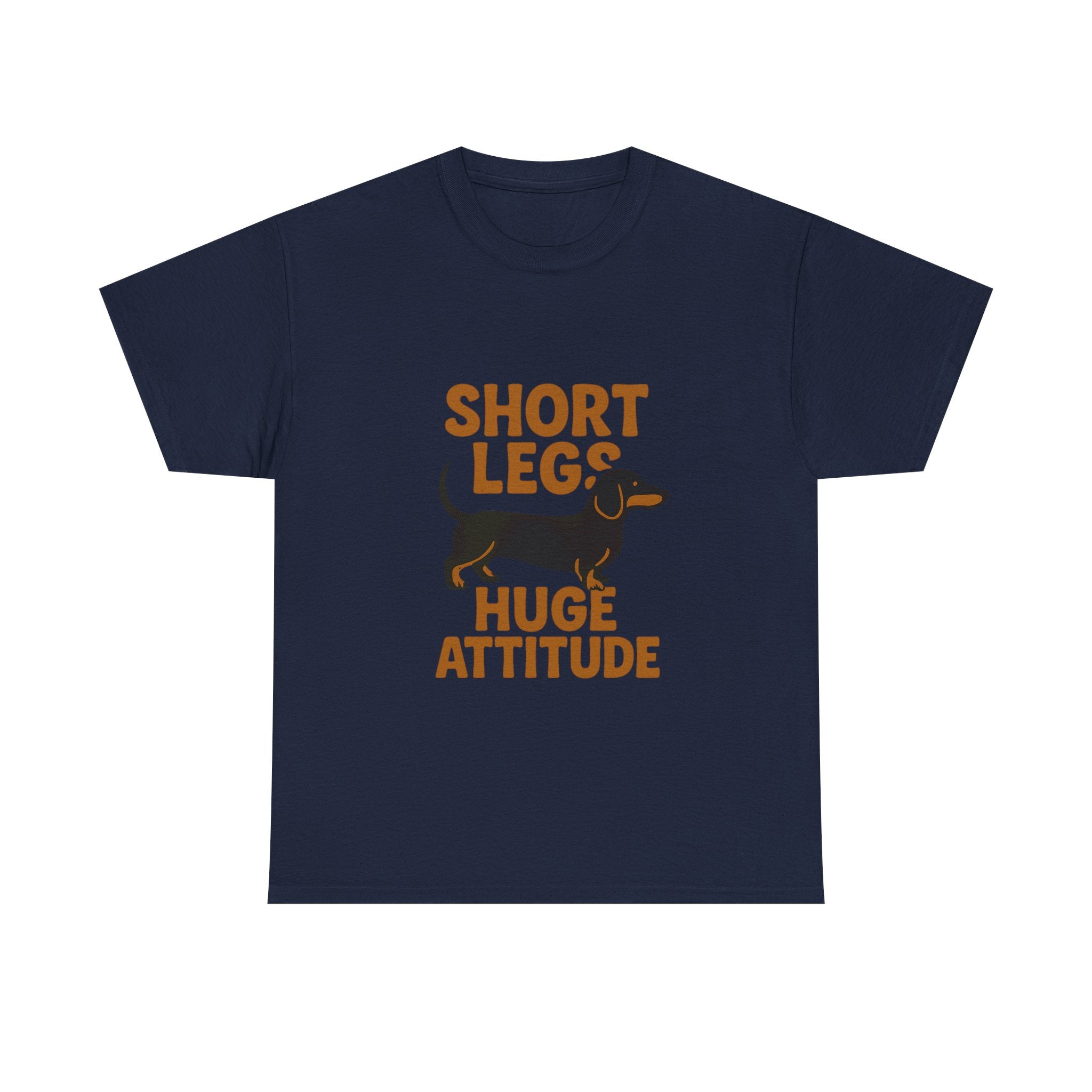 Dachshund Mom Short Legs Huge Attitude T-Shirt | Gift for Mom | Graphic Tee
