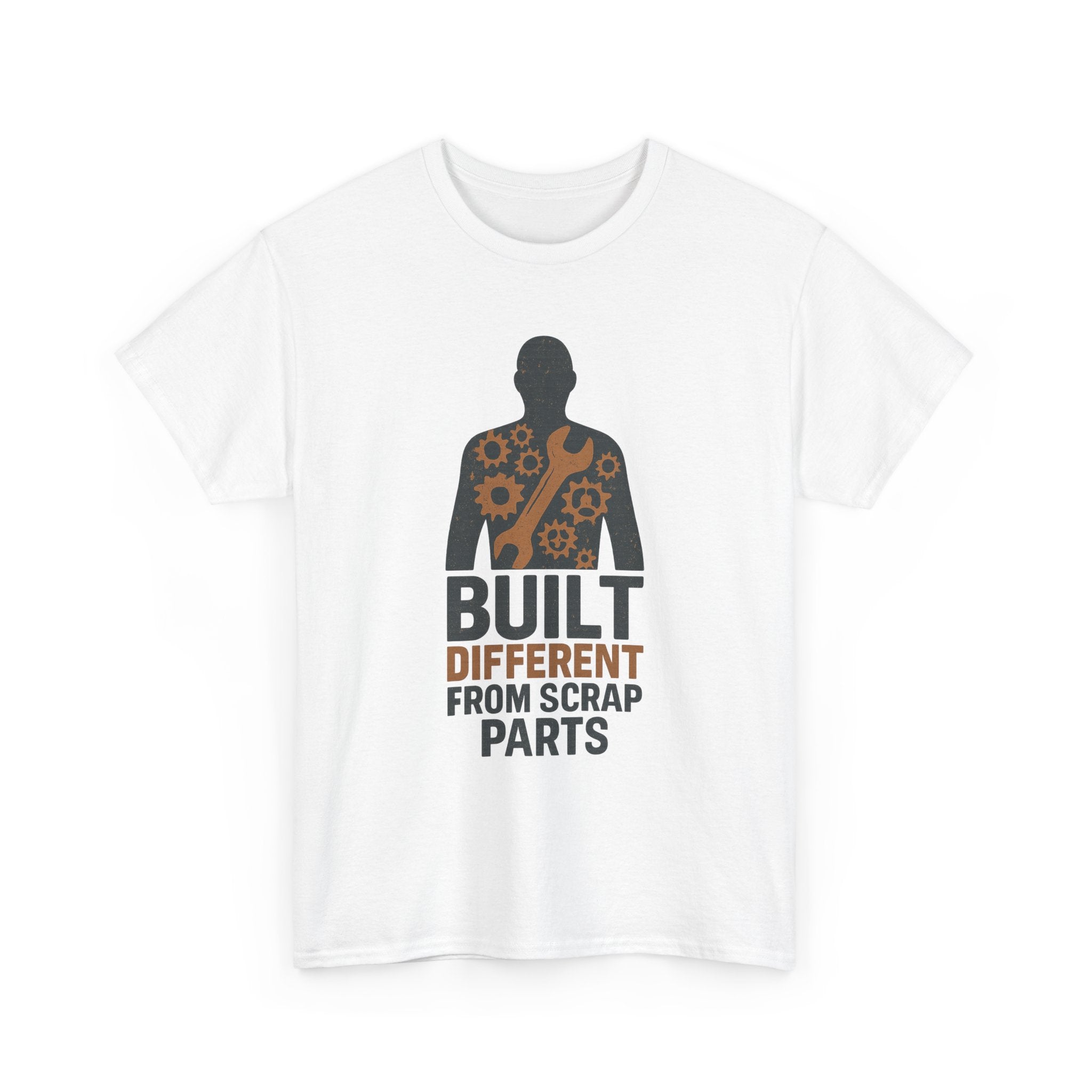 Built Different From Scrap Parts T-Shirt | Unique Gift | Graphic Tee