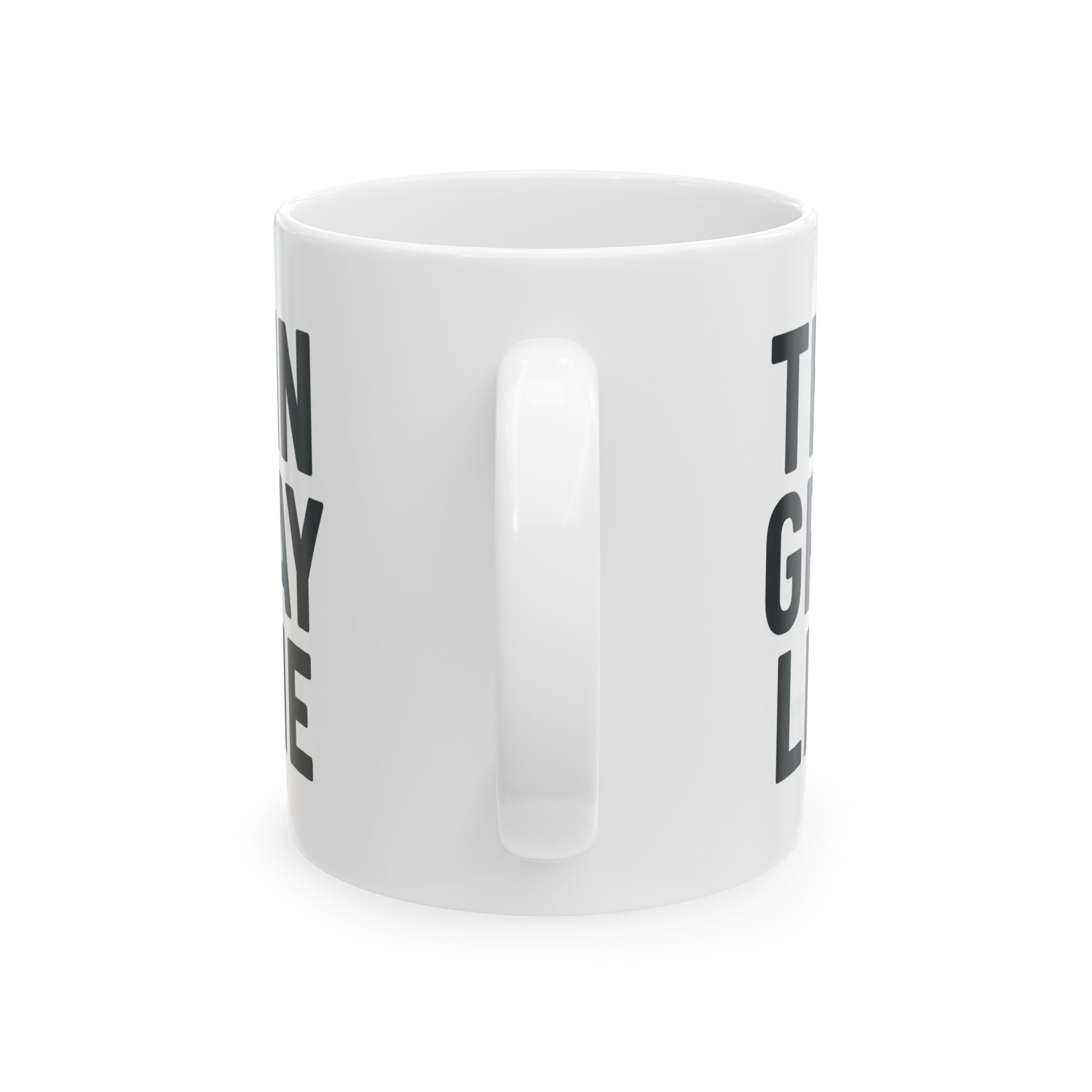 Correctional Officer Thin Gray Line Never Off Duty Coffee Mug | Unique Gift | Ceramic Mug