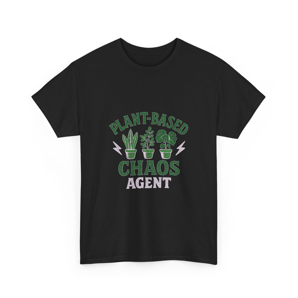 Plant-Based Chaos Agent T-Shirt | Unique Gift | Graphic Tee