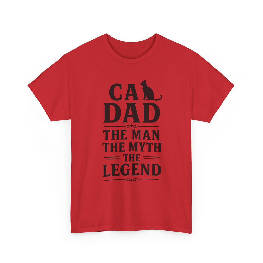 Cat Dad The Man The Myth T-Shirt | Cat Lover Gift | Graphic Tee