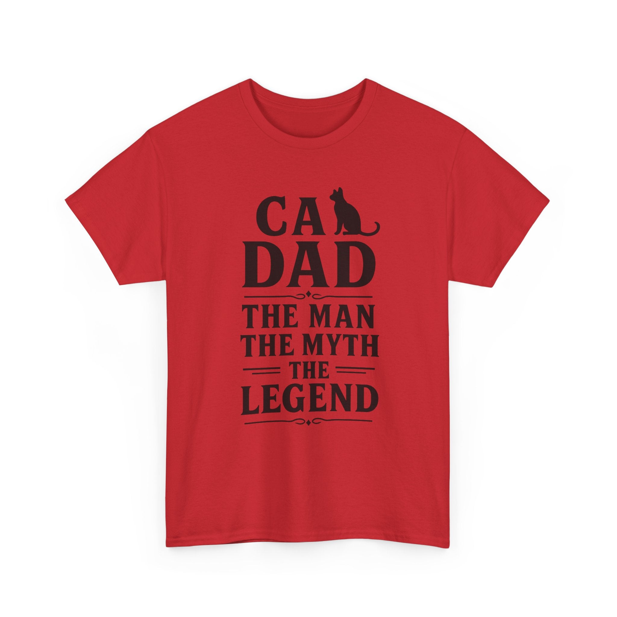Cat Dad The Man The Myth T-Shirt | Cat Lover Gift | Graphic Tee