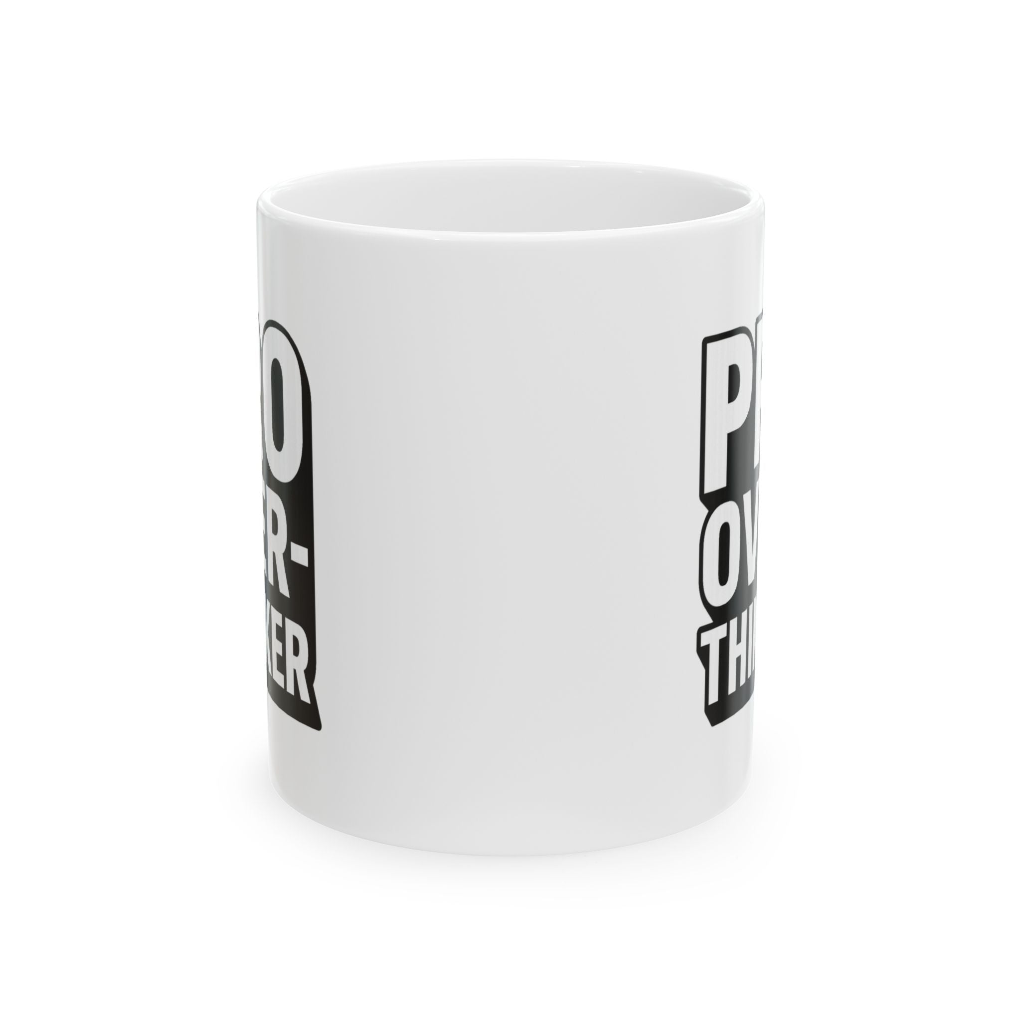 I Overthink Therefore I Am Caffeinated Coffee Mug | Funny Gift | Ceramic Mug