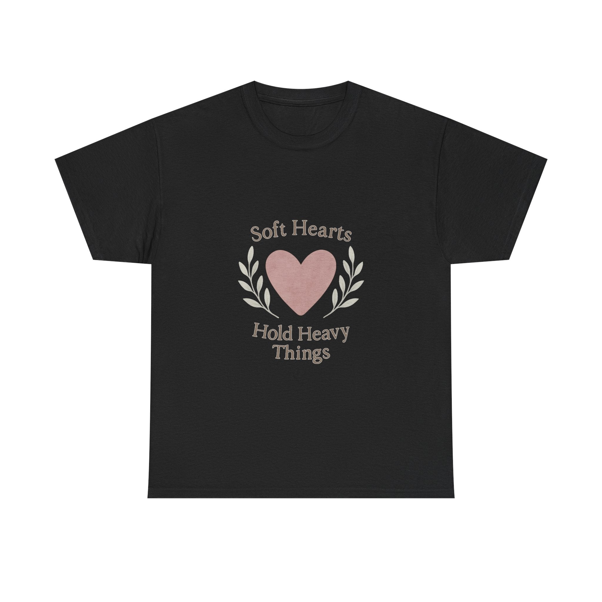 Grief Support Soft Hearts Hold Heavy Things T-Shirt