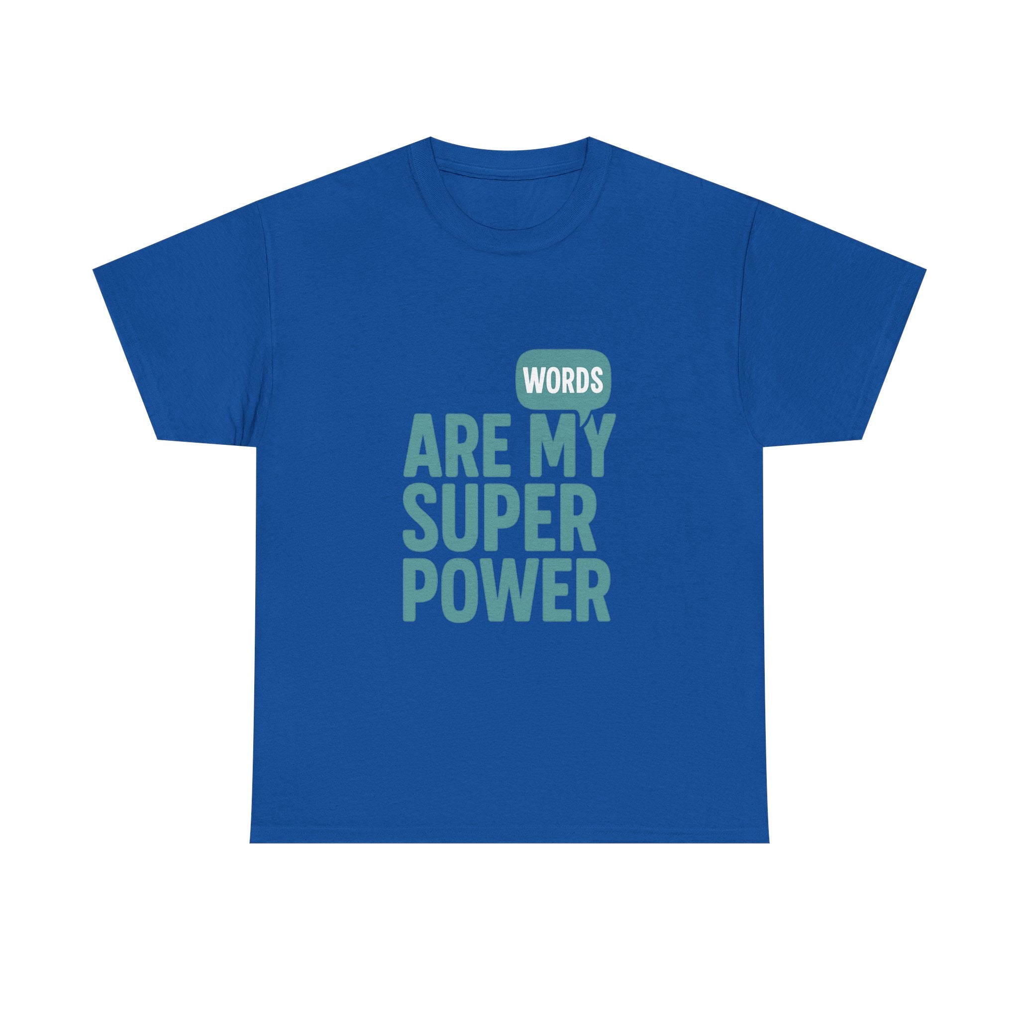 Speech Therapist Words Are My Superpower T-Shirt | Unique Gift | Graphic Tee
