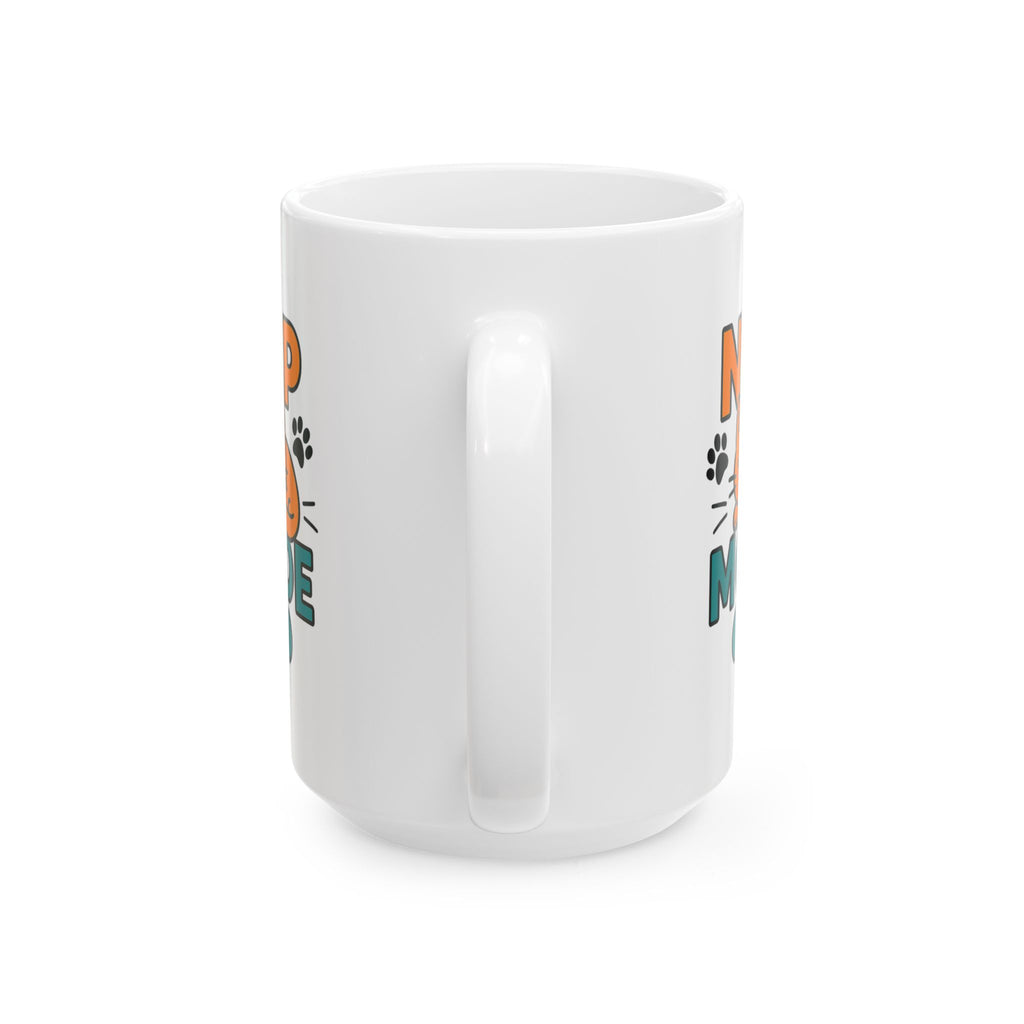Do Not Disturb Cat Napping In Progress Coffee Mug | Cat Lover Humor | Ceramic Mug
