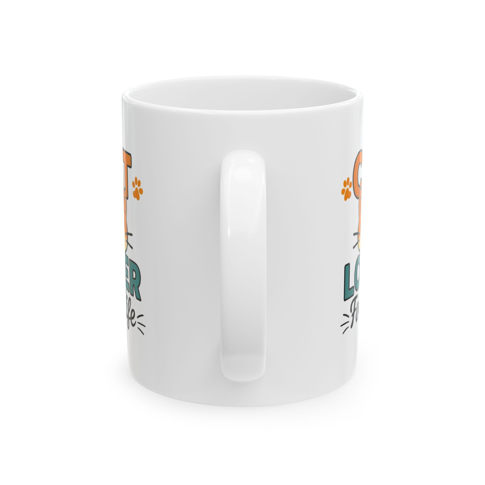 Born To Love Cats Coffee Mug | Cat Lover Gift | Ceramic Mug