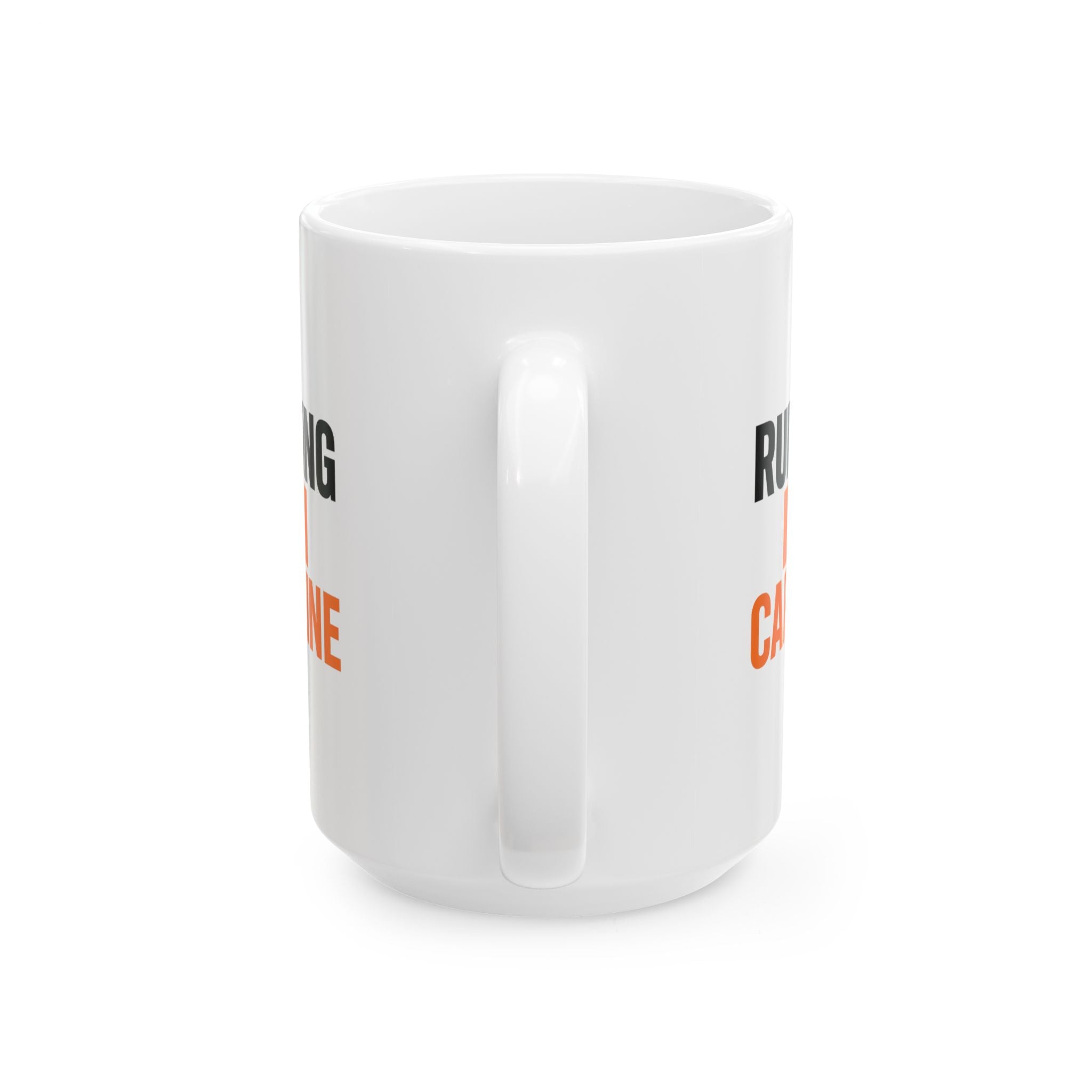 Running On Caffeine Please Do Not Unplug Coffee Mug | Funny Caffeine Humor | Ceramic Mug