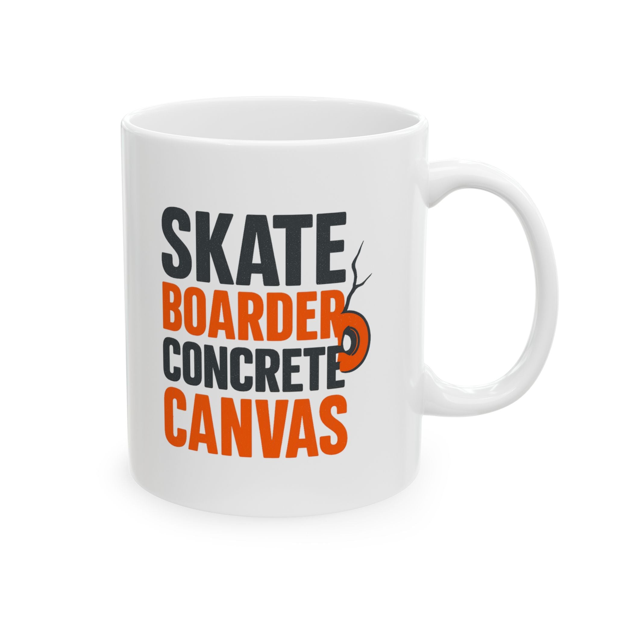 Skateboarder Concrete Is My Canvas Coffee Mug | Unique Gift | Ceramic Mug