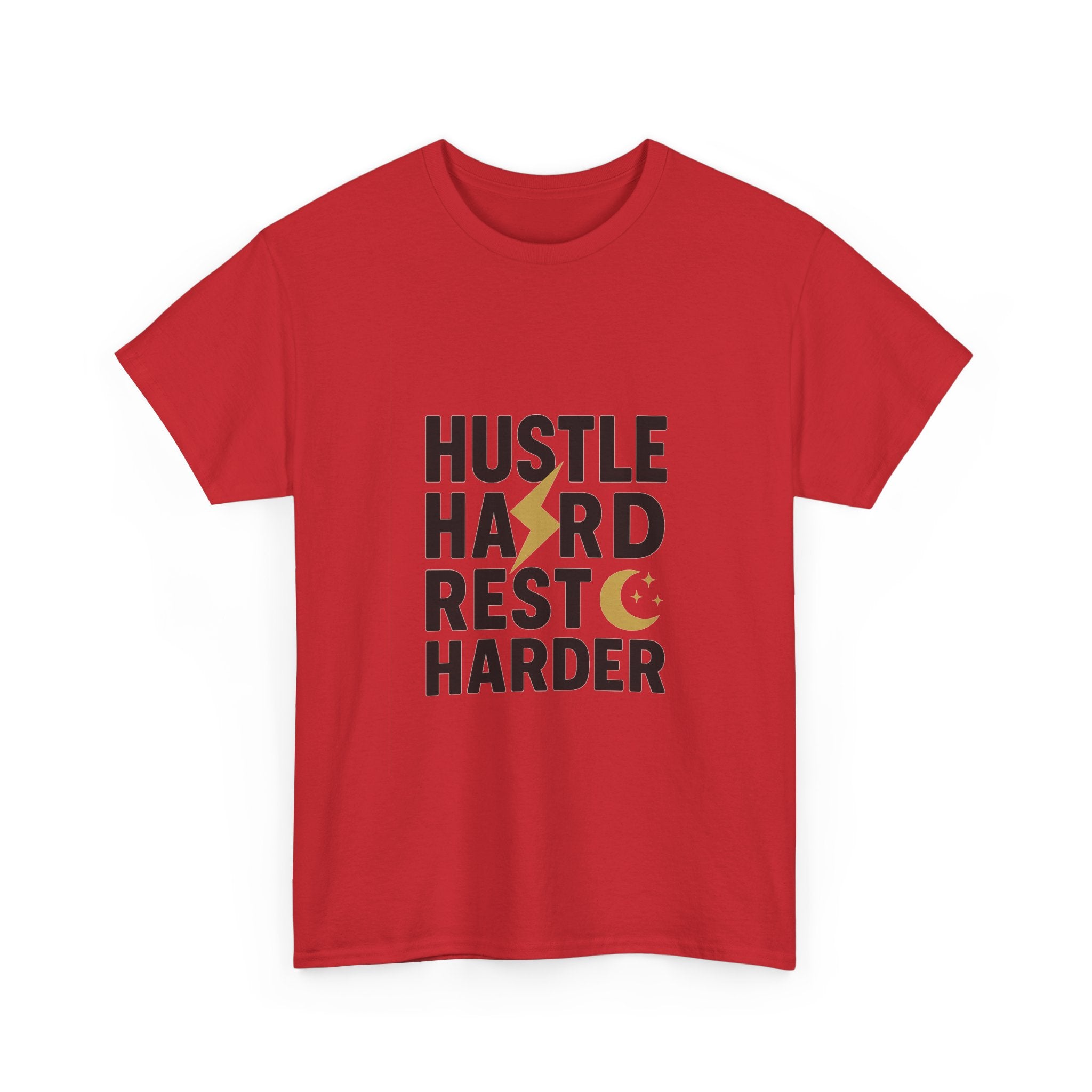 Hustle Hard Rest Harder T-Shirt | Unique Gift | Graphic Tee