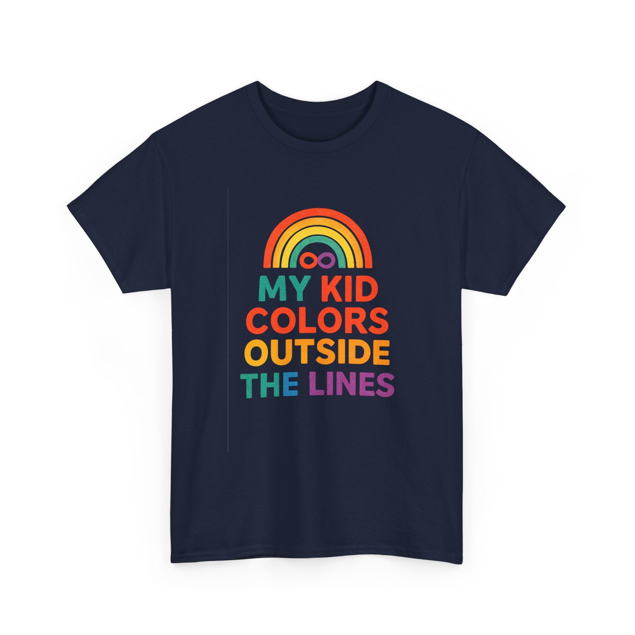 Autism Parent My Kid Colors Outside The Lines T-Shirt