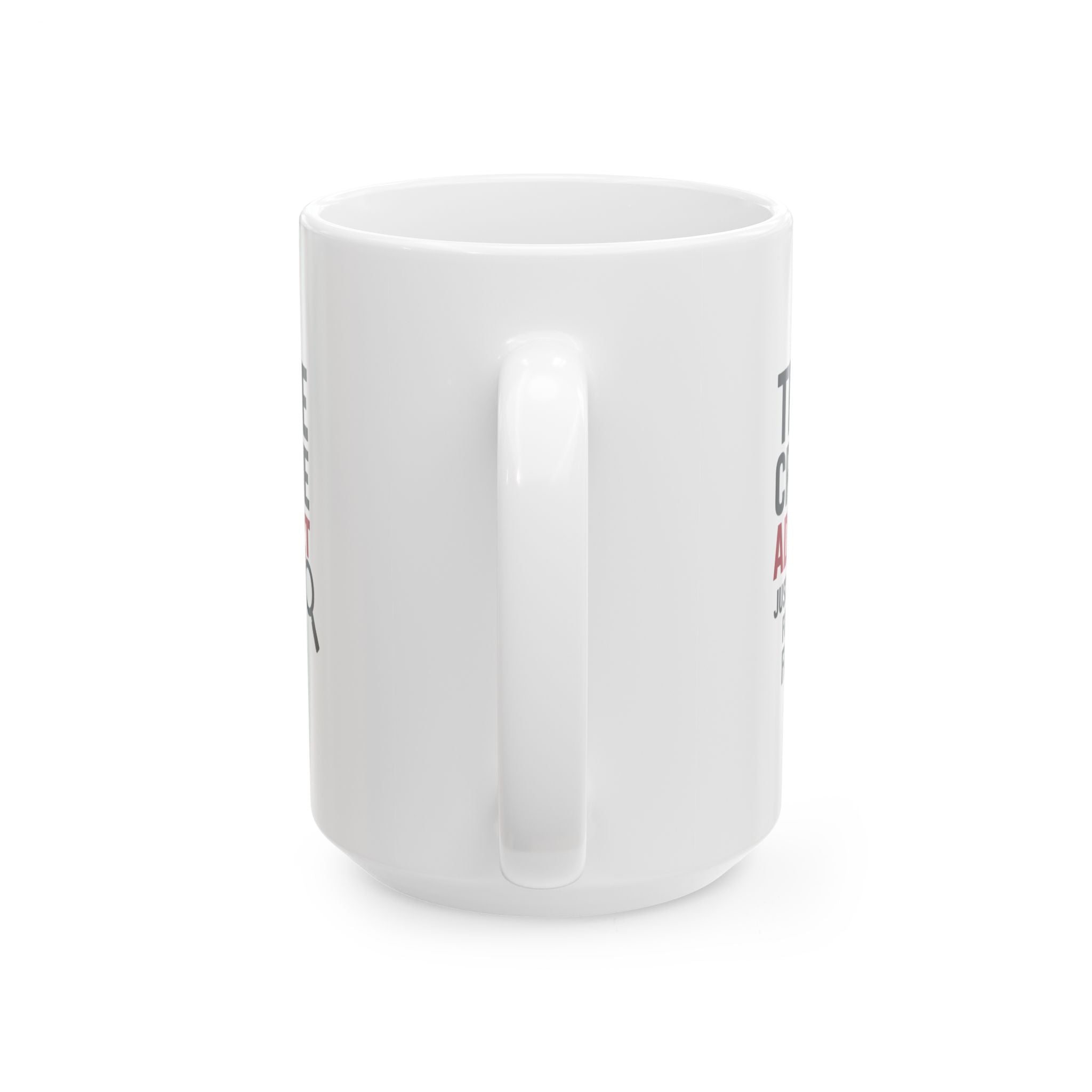 True Crime Addict Just Here For The Facts Coffee Mug | Unique Gift | Ceramic Mug