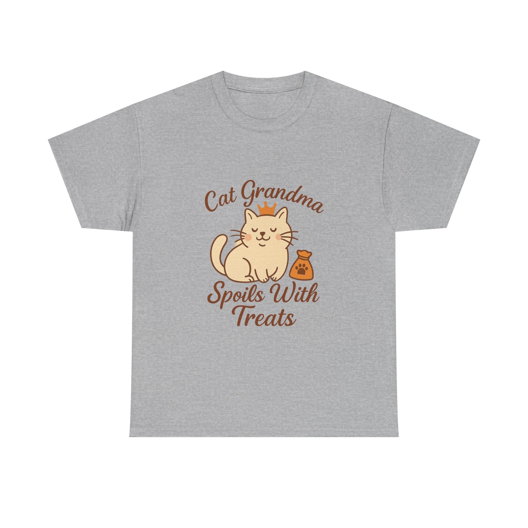 Cat Grandma Spoils With Treats T-Shirt | Cat Lover Gift | Graphic Tee