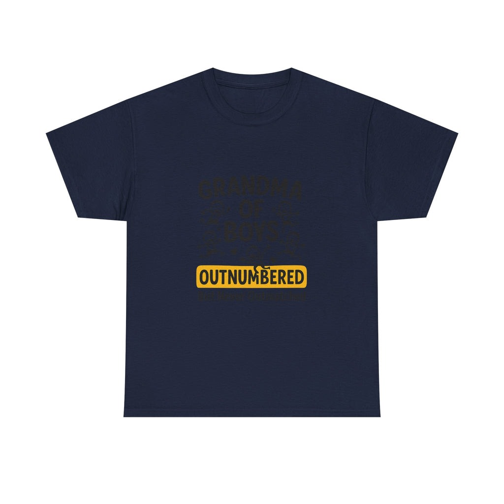 Grandma Of Boys Outnumbered T-Shirt | Gift for Grandma | Graphic Tee