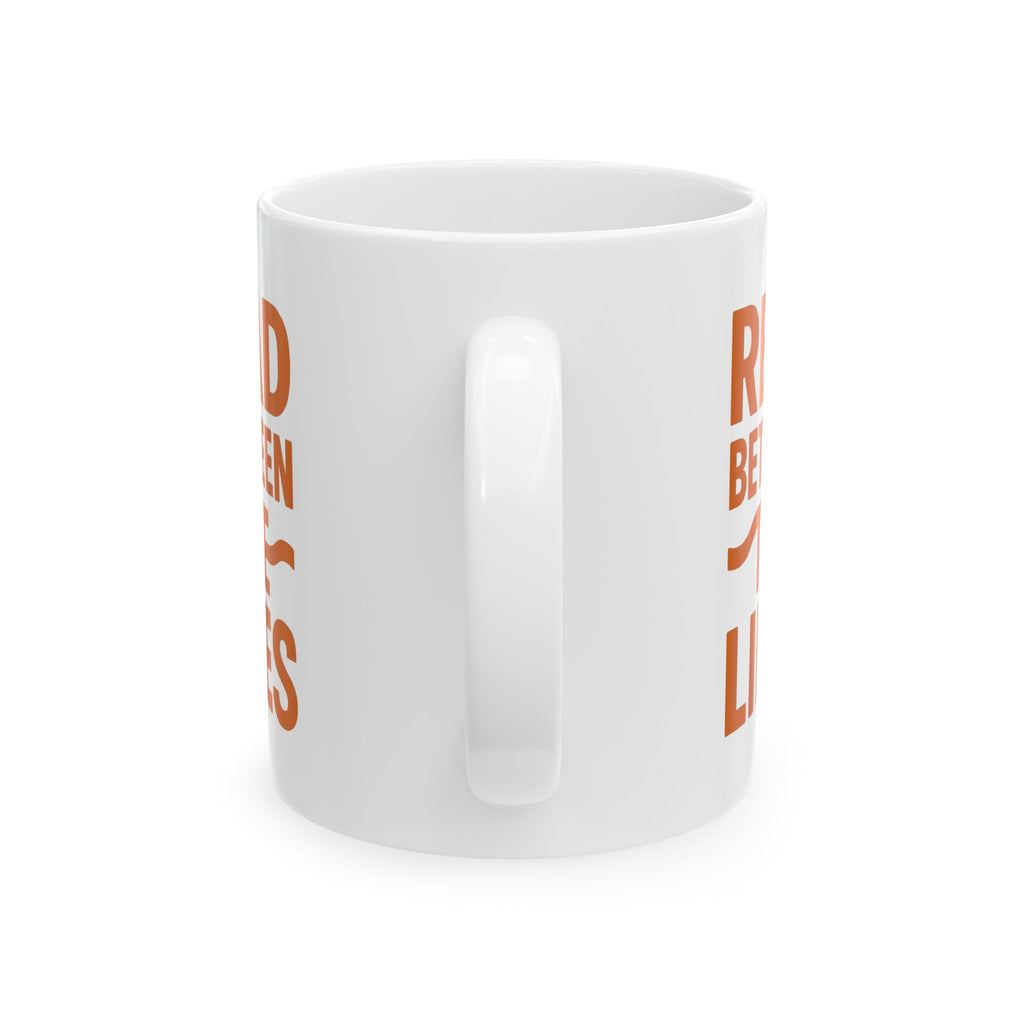 Dyslexic Thinker Read Between The Lines Coffee Mug | Unique Gift | Ceramic Mug