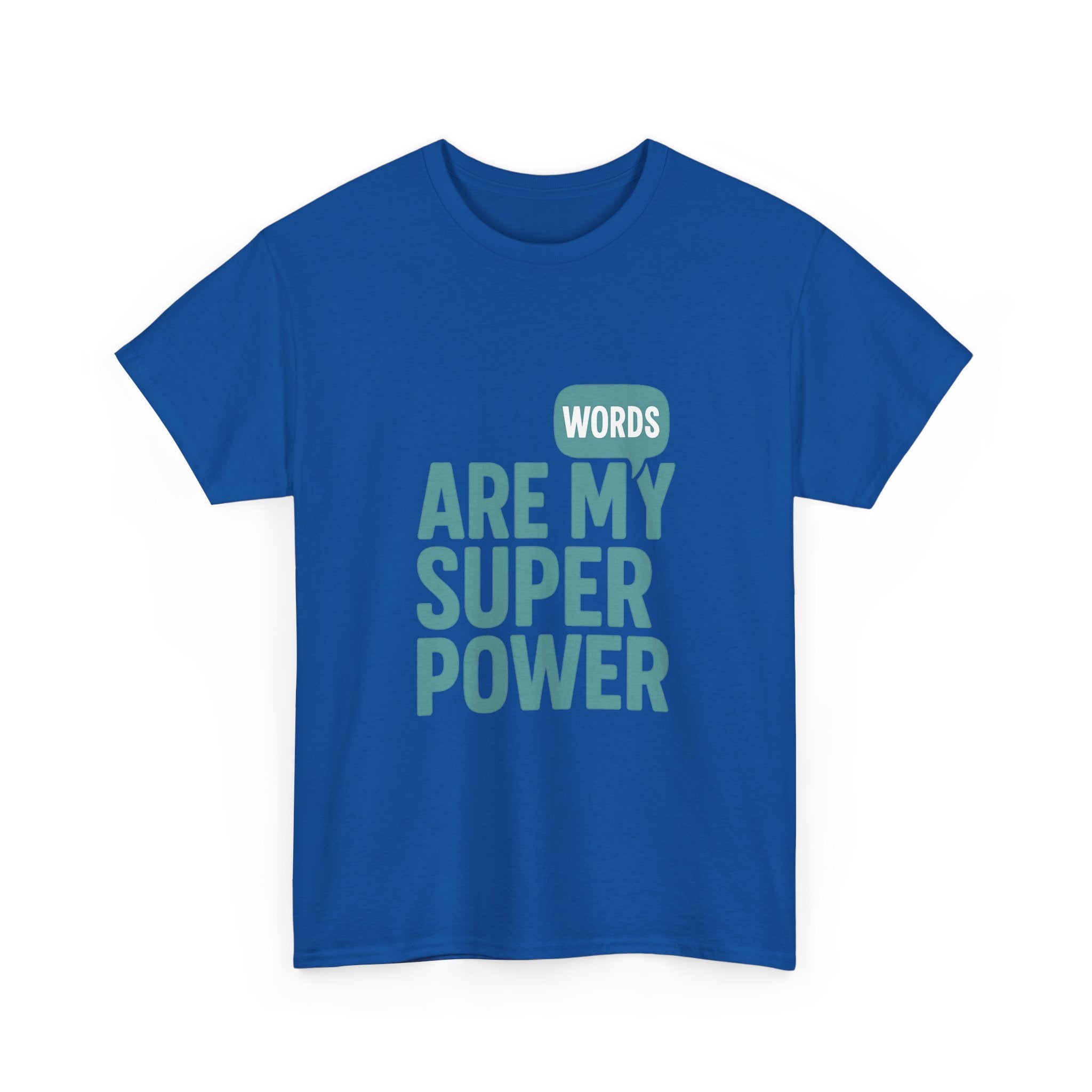 Speech Therapist Words Are My Superpower T-Shirt | Unique Gift | Graphic Tee