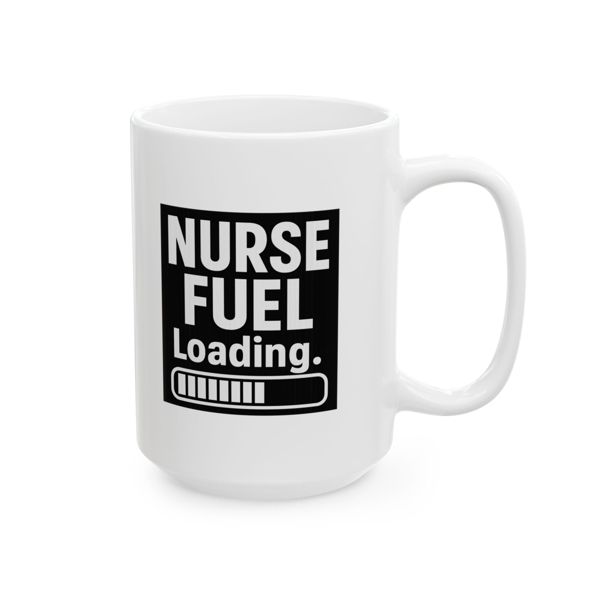 Nurse Fuel In Progress Step Away Coffee Mug | Funny Nurse Gift | Ceramic Mug