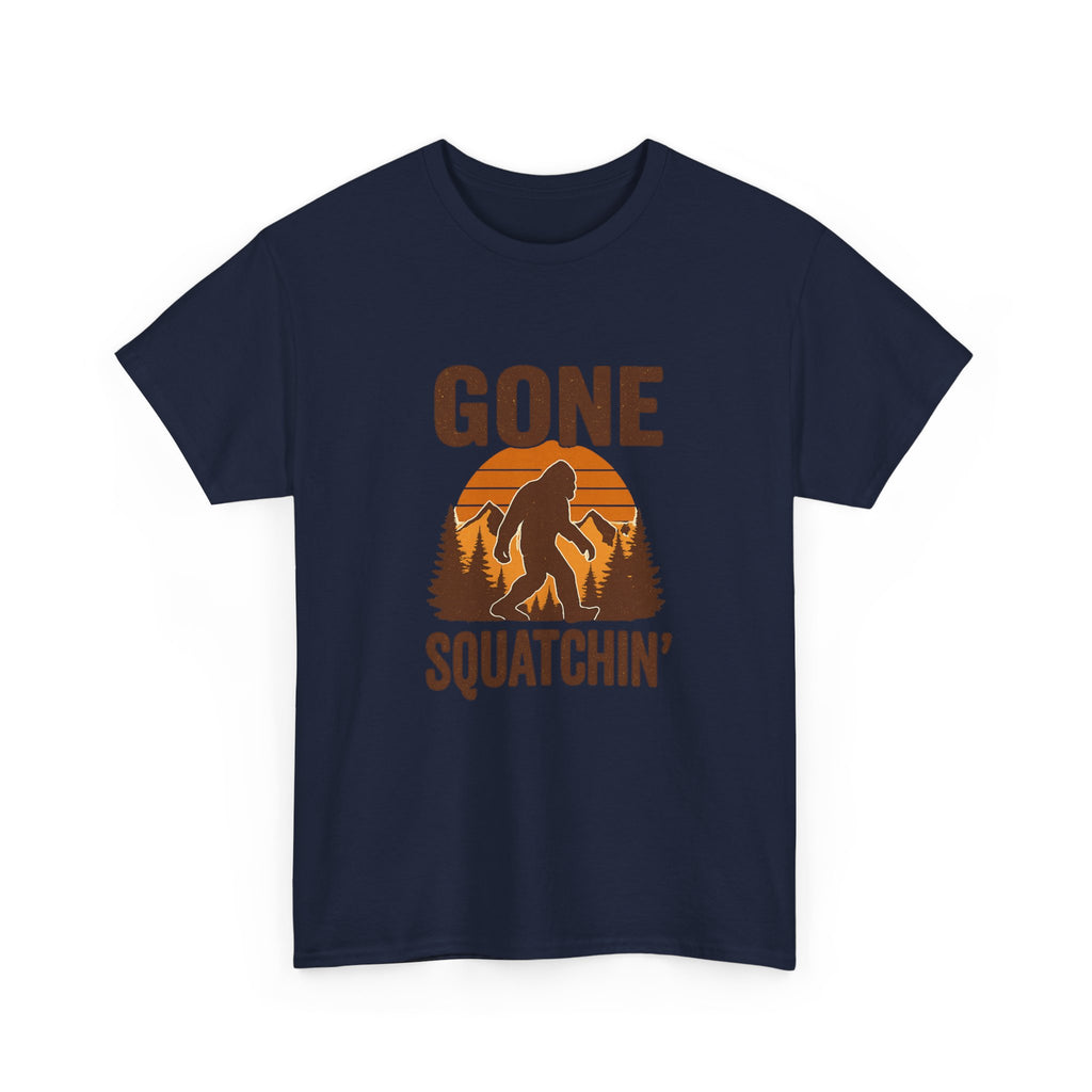Gone Squatchin Classic Bigfoot T-Shirt | Unique Gift | Graphic Tee
