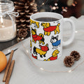Bold Dogs In Sweaters Full Wrap Coffee Mug | Dogs Gift | Ceramic Mug