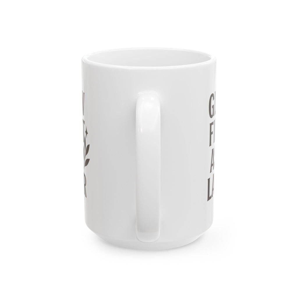 Esthetician Glow First Ask Questions Later Coffee Mug | Unique Gift | Ceramic Mug