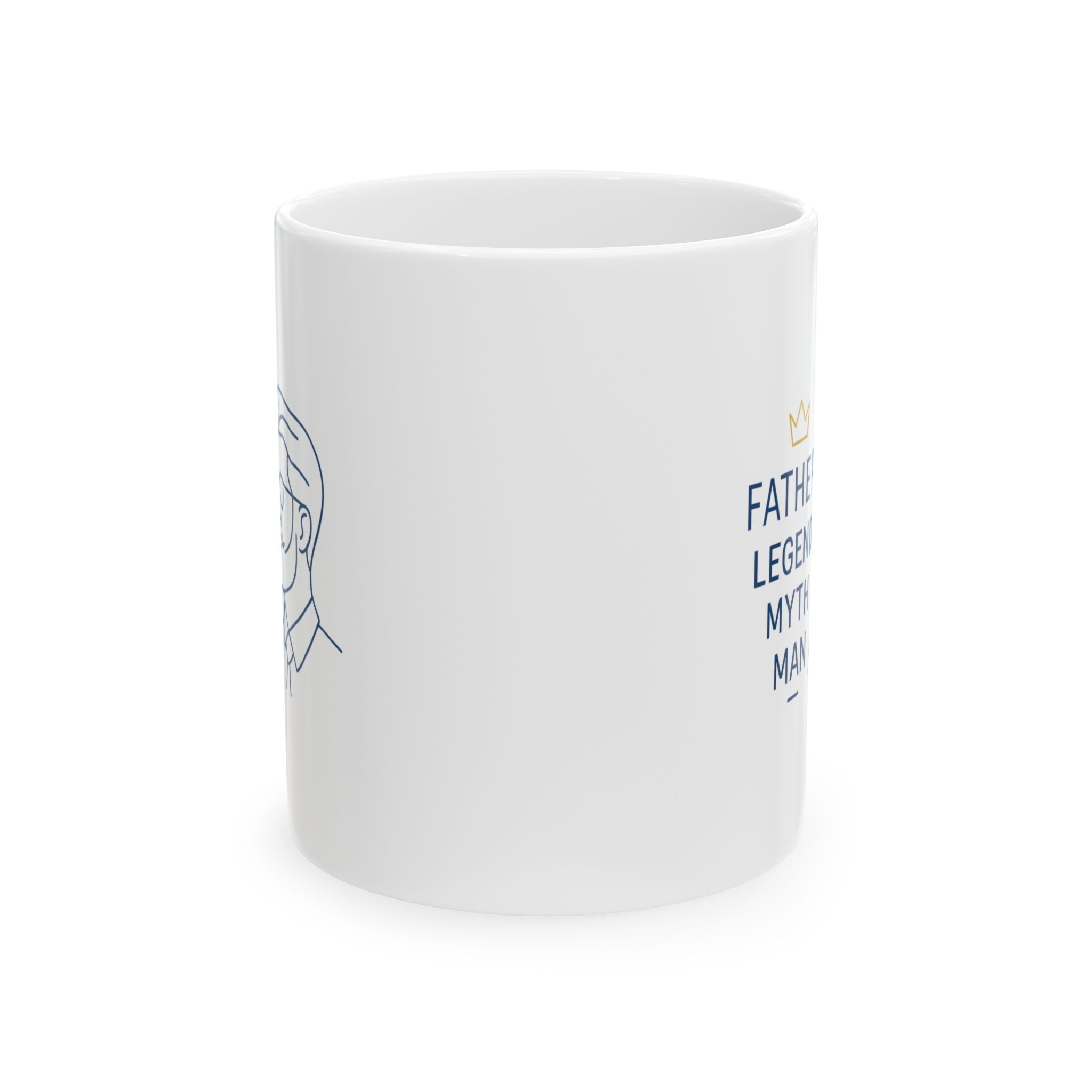 Father Powered By Love And Coffee Coffee Mug | Father Gift | Ceramic Mug