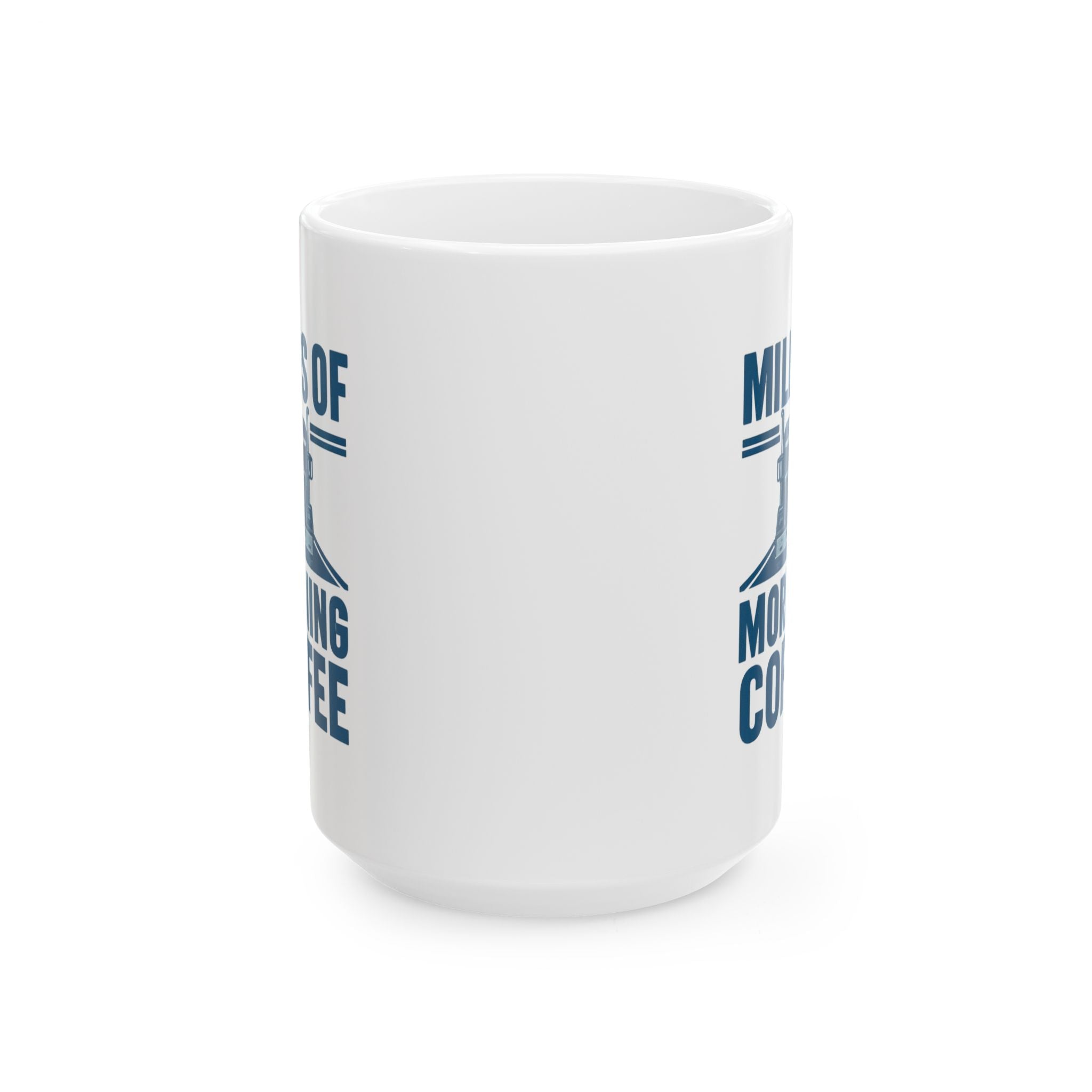 Truck Driver Miles Of Freedom Morning Coffee Coffee Mug | Coffee Lover Gift | Ceramic Mug