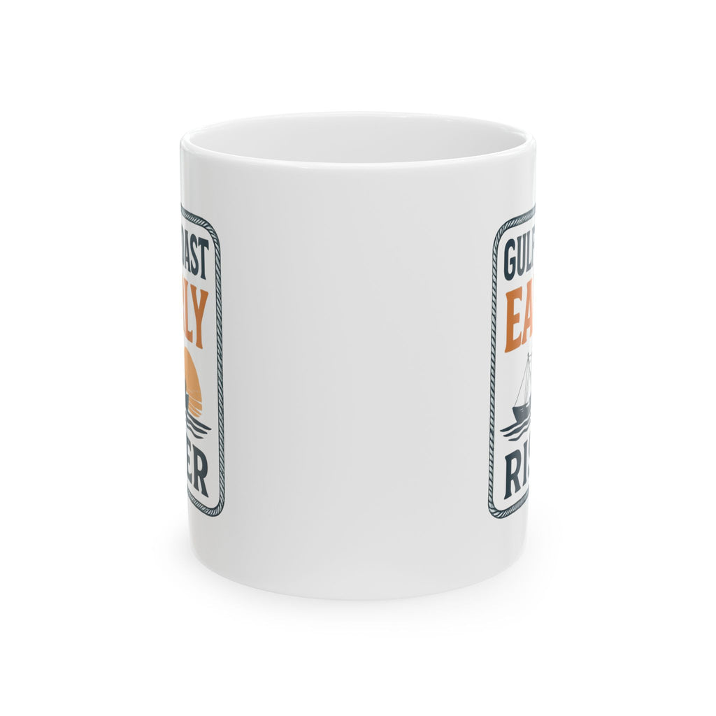 Shrimper Gulf Coast Early Riser Coffee Mug | Unique Gift | Ceramic Mug