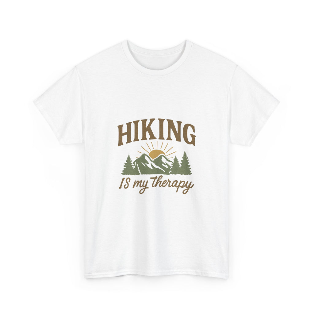 Hiking Is My Therapy Outdoors T-Shirt | Hiking Lover Gift | Graphic Tee