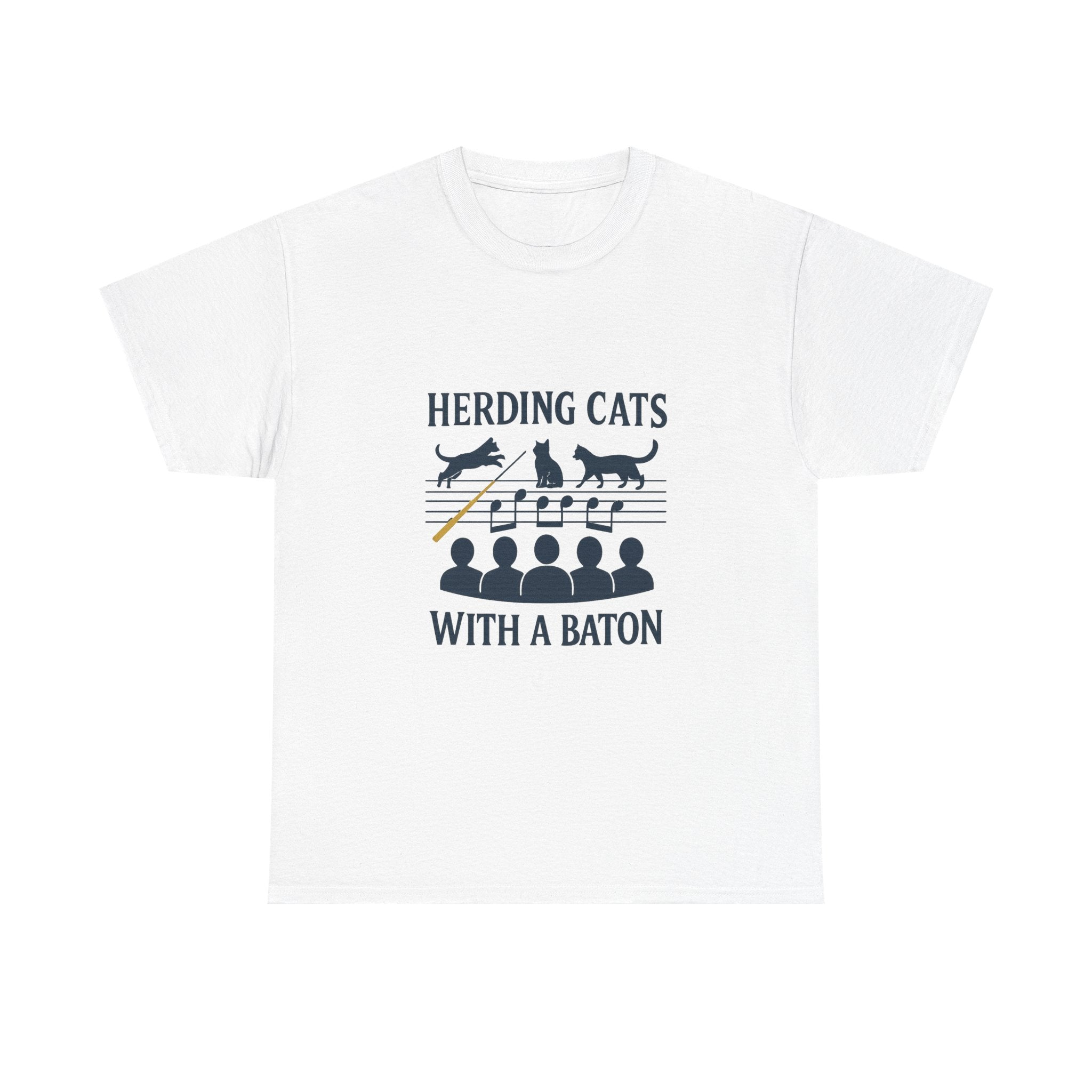 Choir Director Herding Cats With A Baton T-Shirt