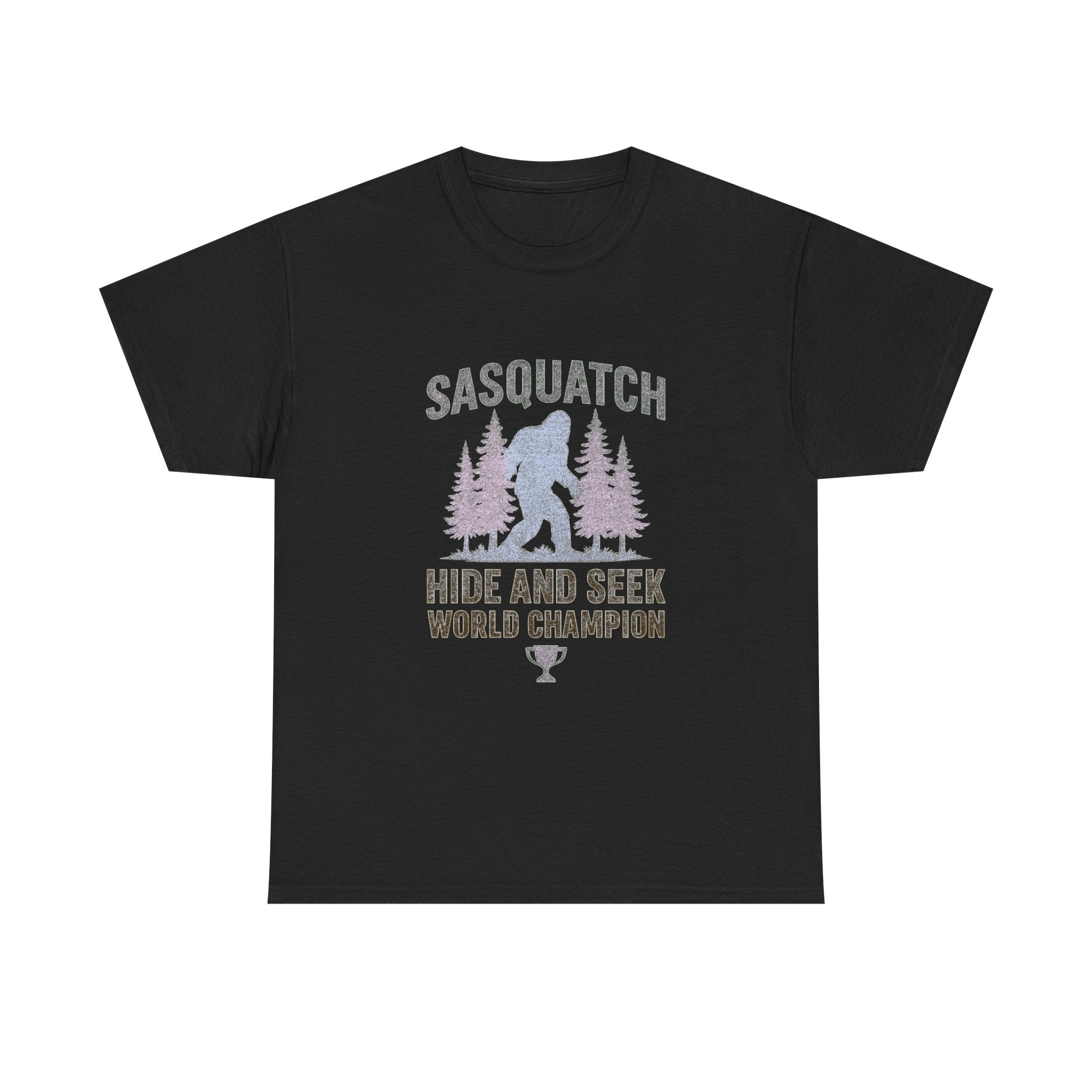 Sasquatch Hide And Seek World Champion T-Shirt | Unique Gift | Graphic Tee
