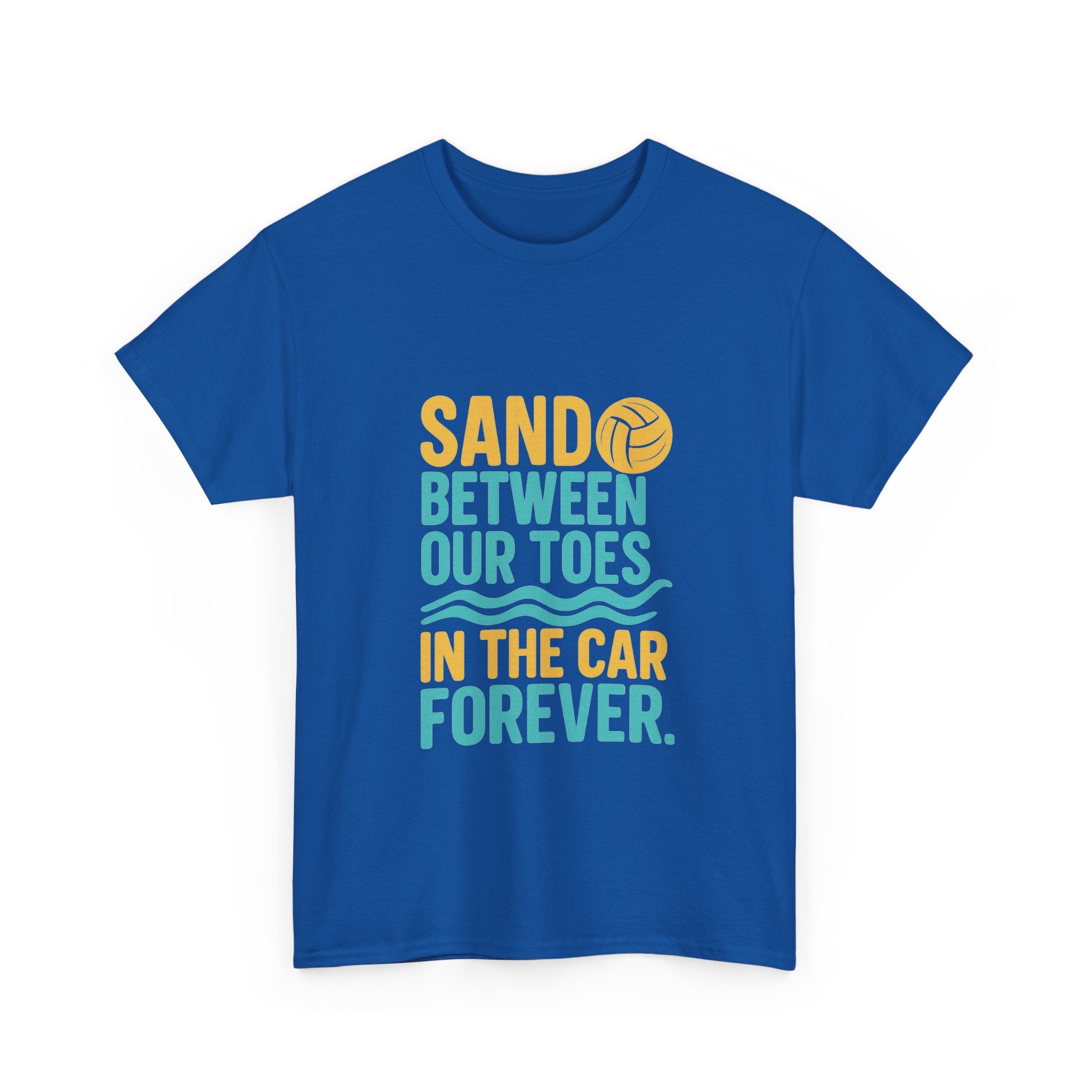 Beach Volleyball Mom Sand Between Our Toes In Our Car Forever T-Shirt | Gift for Mom | Graphic Tee