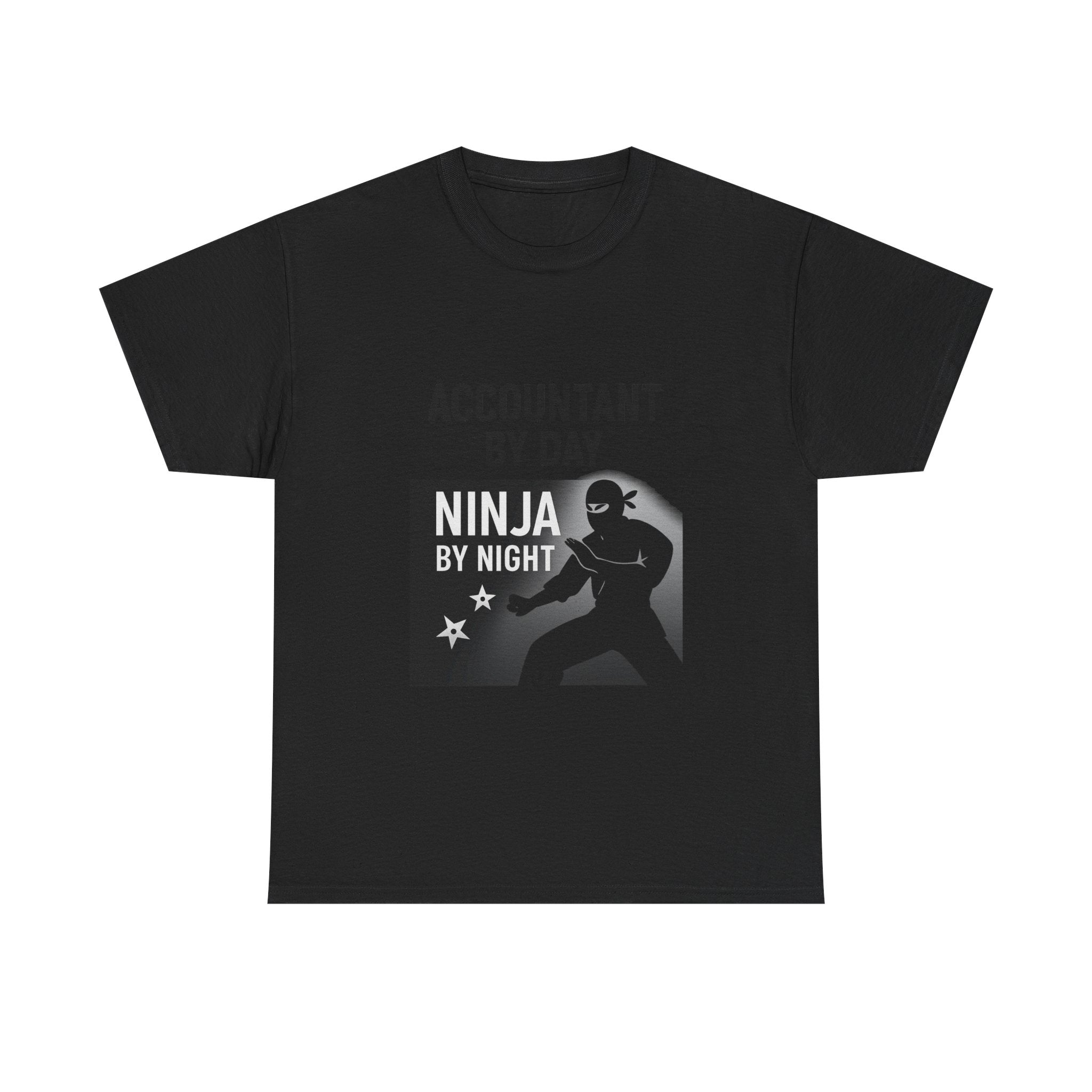 Accountant By Day Ninja By Night Profession T-Shirt | Accountant Gift | Graphic Tee