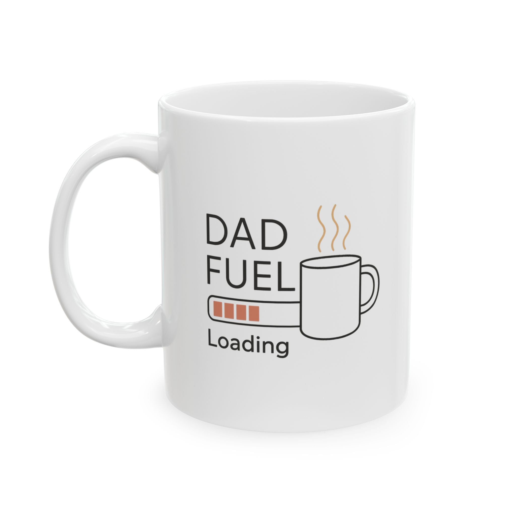Dad Fuel Activated Status Go Coffee Mug | Funny Dad Coffee Gift | Ceramic Mug