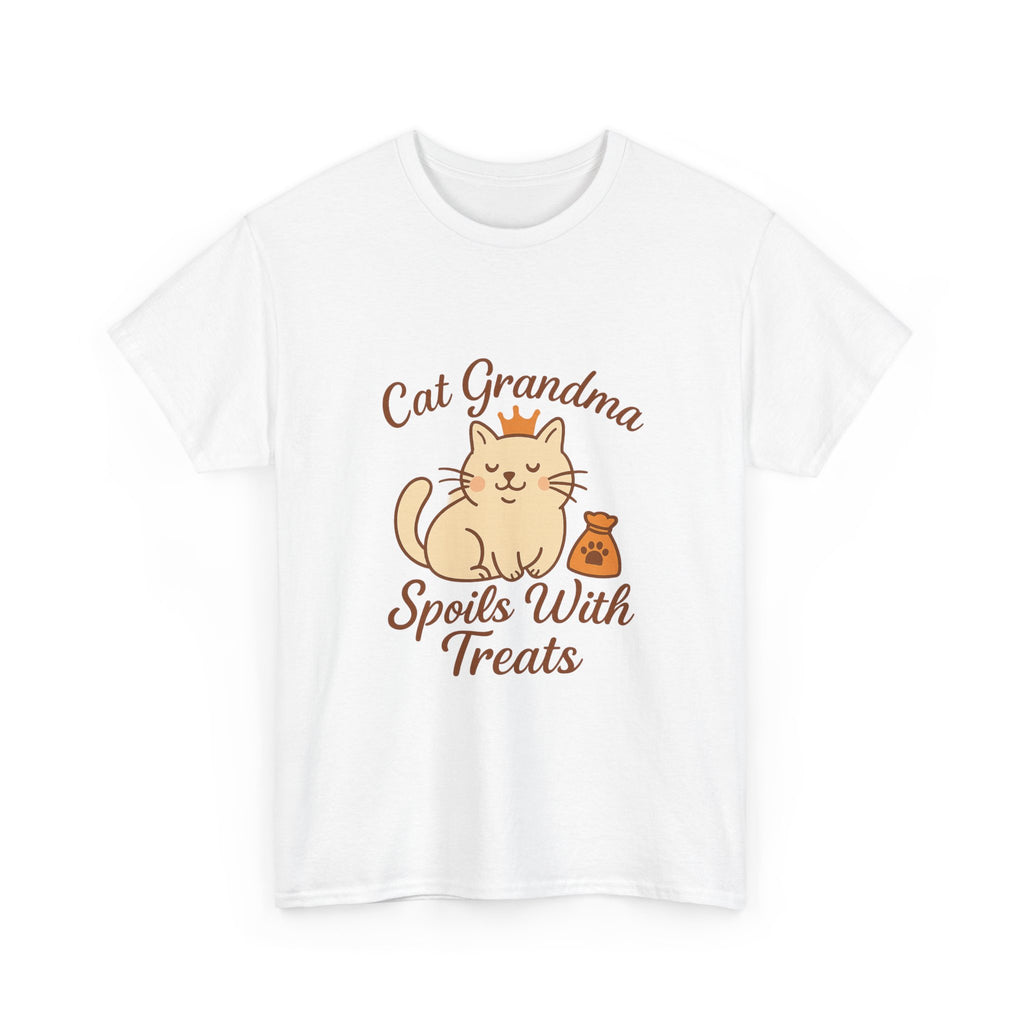 Cat Grandma Spoils With Treats T-Shirt | Cat Lover Gift | Graphic Tee