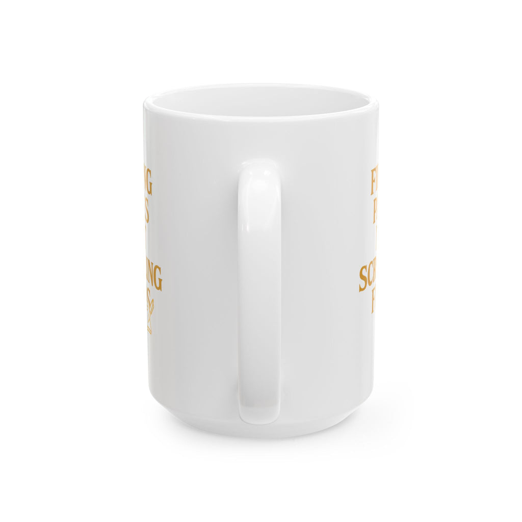 Gratitude Journaler Filling Pages Not Scrolling Feeds Coffee Mug | Unique Gift | Ceramic Mug