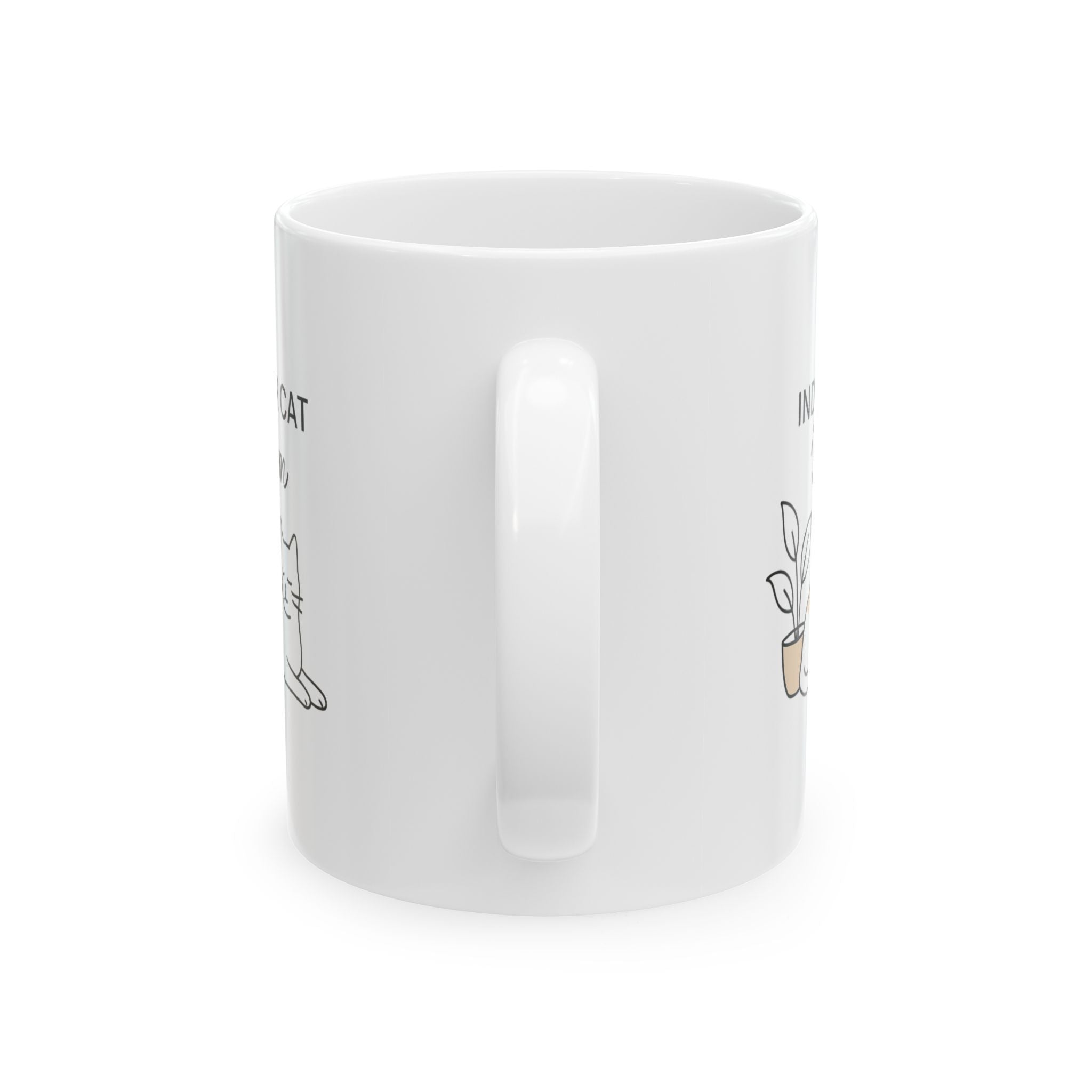 Proud Indoor Cat Parent Coffee Mug | Cat Lover Gift | Ceramic Mug