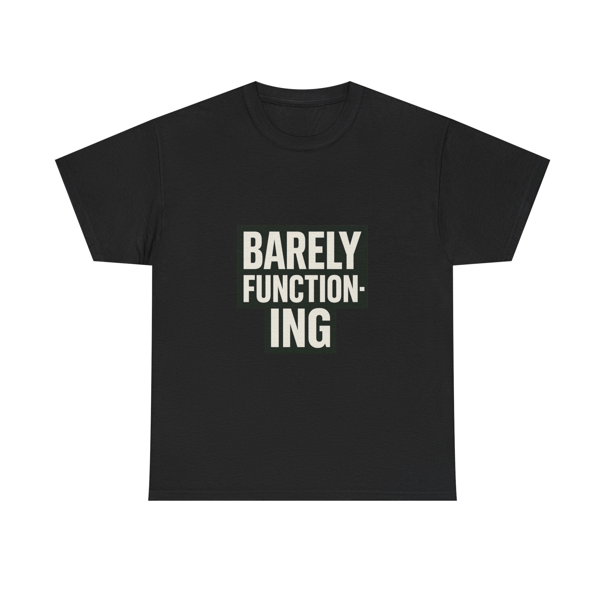 System Status Barely Online Send Coffee T-Shirt | Funny Gift | Graphic Tee