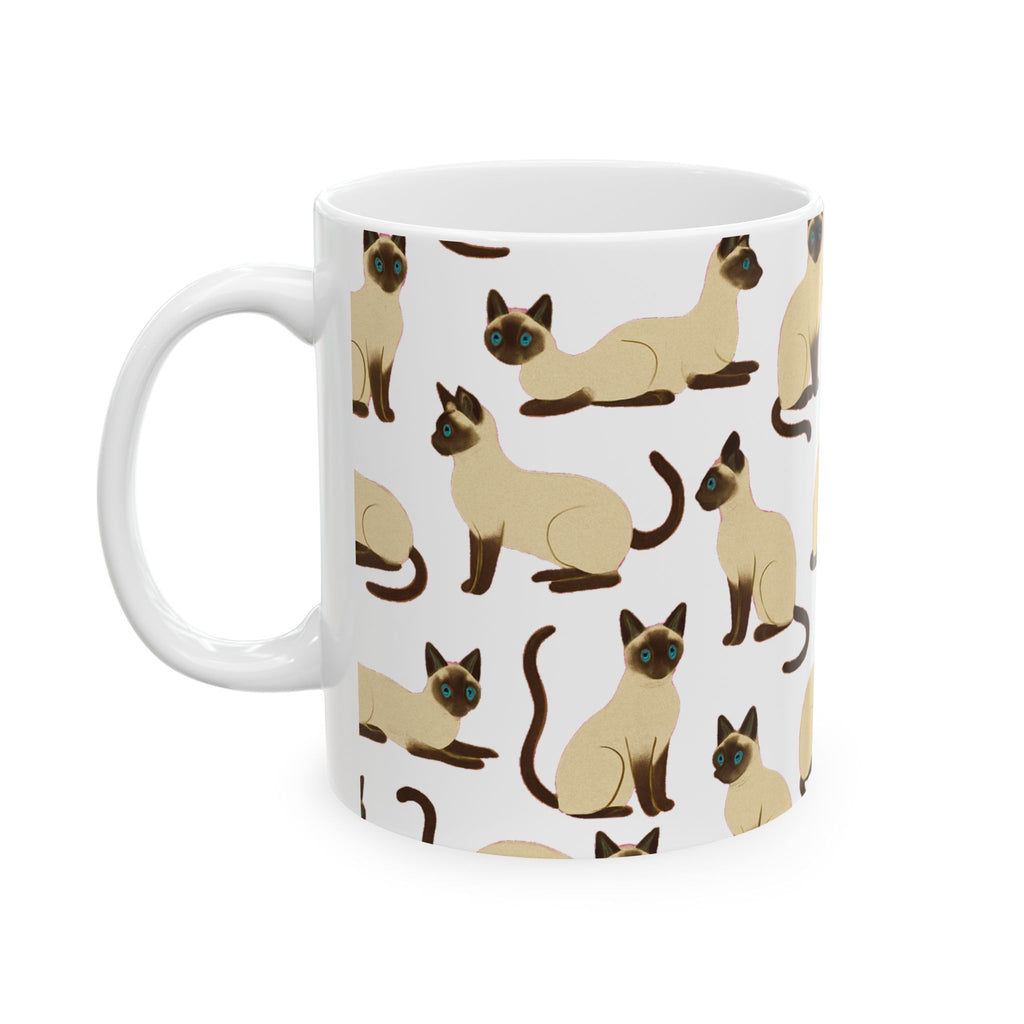 Siamese Cat Coffee Mug | Cat Lover Gift | Ceramic Mug
