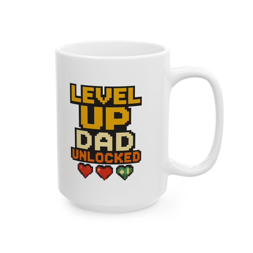 Level Up Dad Unlocked Coffee Mug | Gift for Dad | Ceramic Mug